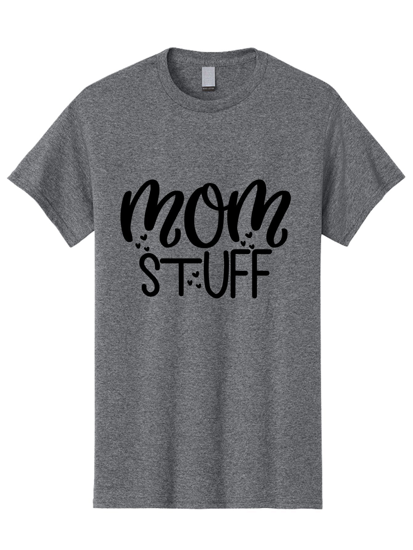 Mom-Stuff Men'S Graphic Tee, 100% Cotton, Comfortable Casual Summer Wear, Machine Washable, Mom Stuff, Motherhood, Mom Life, Heartwarming Design, Typography, Inspirational Quote, Motherly Love, Cute Graphics Aad443 12