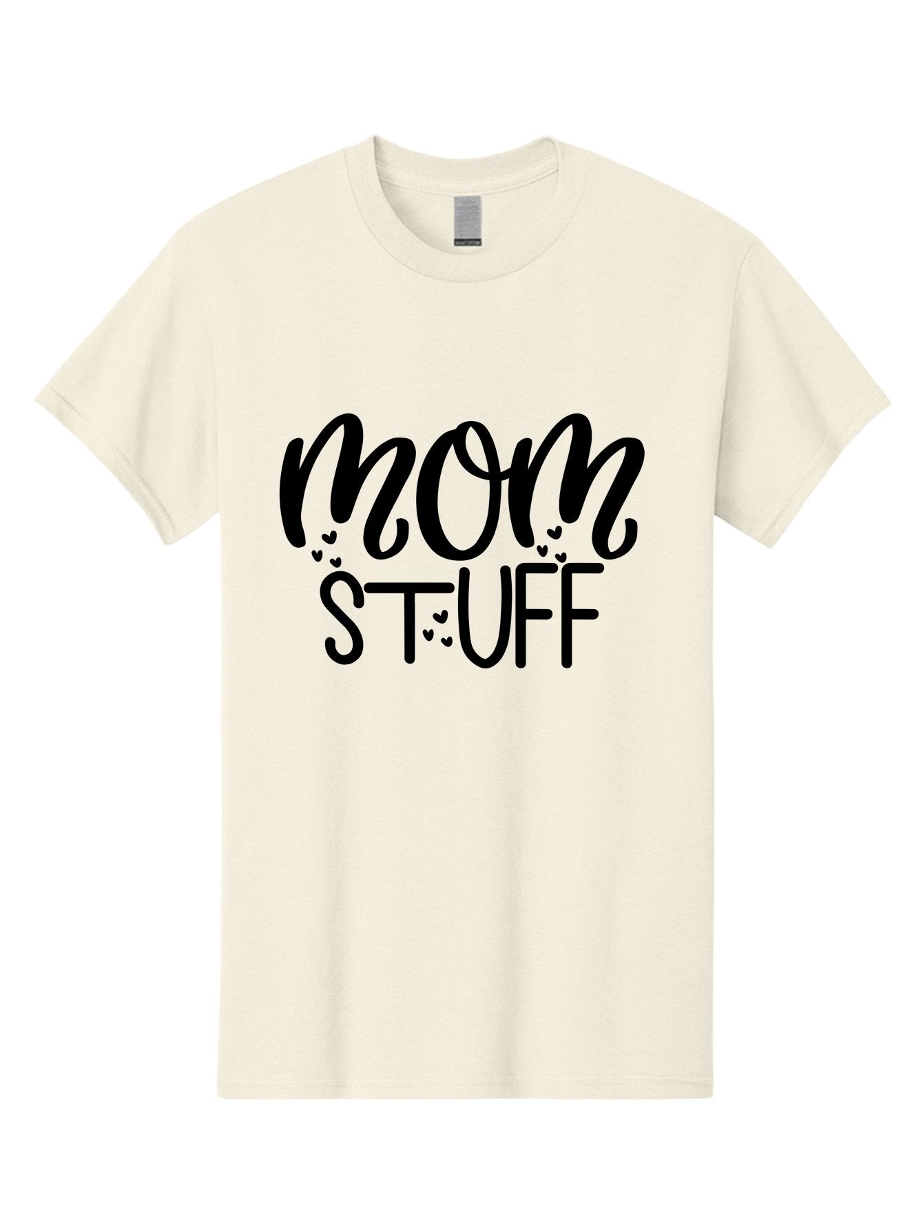 Mom-Stuff Men'S Graphic Tee, 100% Cotton, Comfortable Casual Summer Wear, Machine Washable, Mom Stuff, Motherhood, Mom Life, Heartwarming Design, Typography, Inspirational Quote, Motherly Love, Cute Graphics Aad443 7