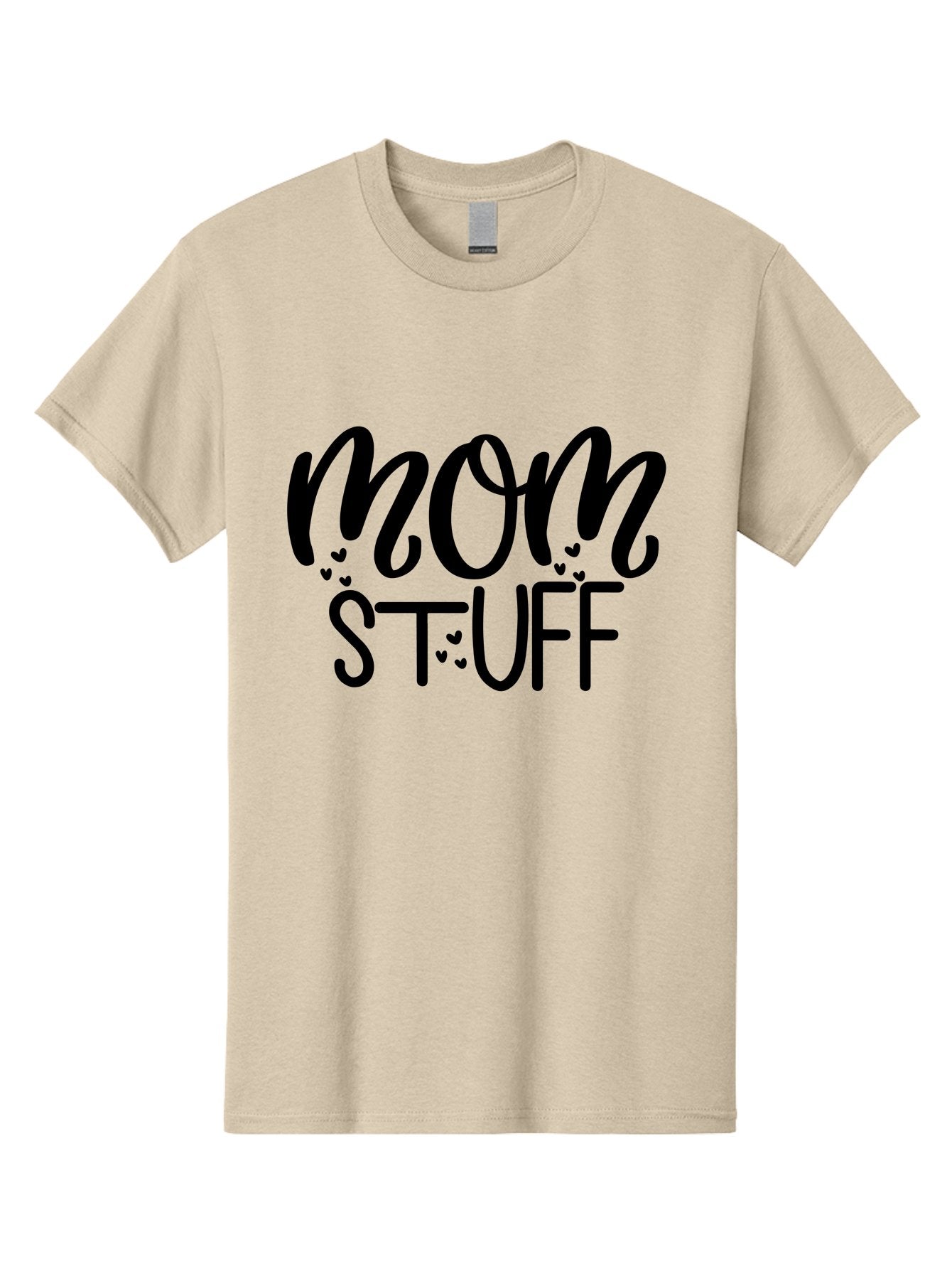 Mom-Stuff Men'S Graphic Tee, 100% Cotton, Comfortable Casual Summer Wear, Machine Washable, Mom Stuff, Motherhood, Mom Life, Heartwarming Design, Typography, Inspirational Quote, Motherly Love, Cute Graphics Aad443 15