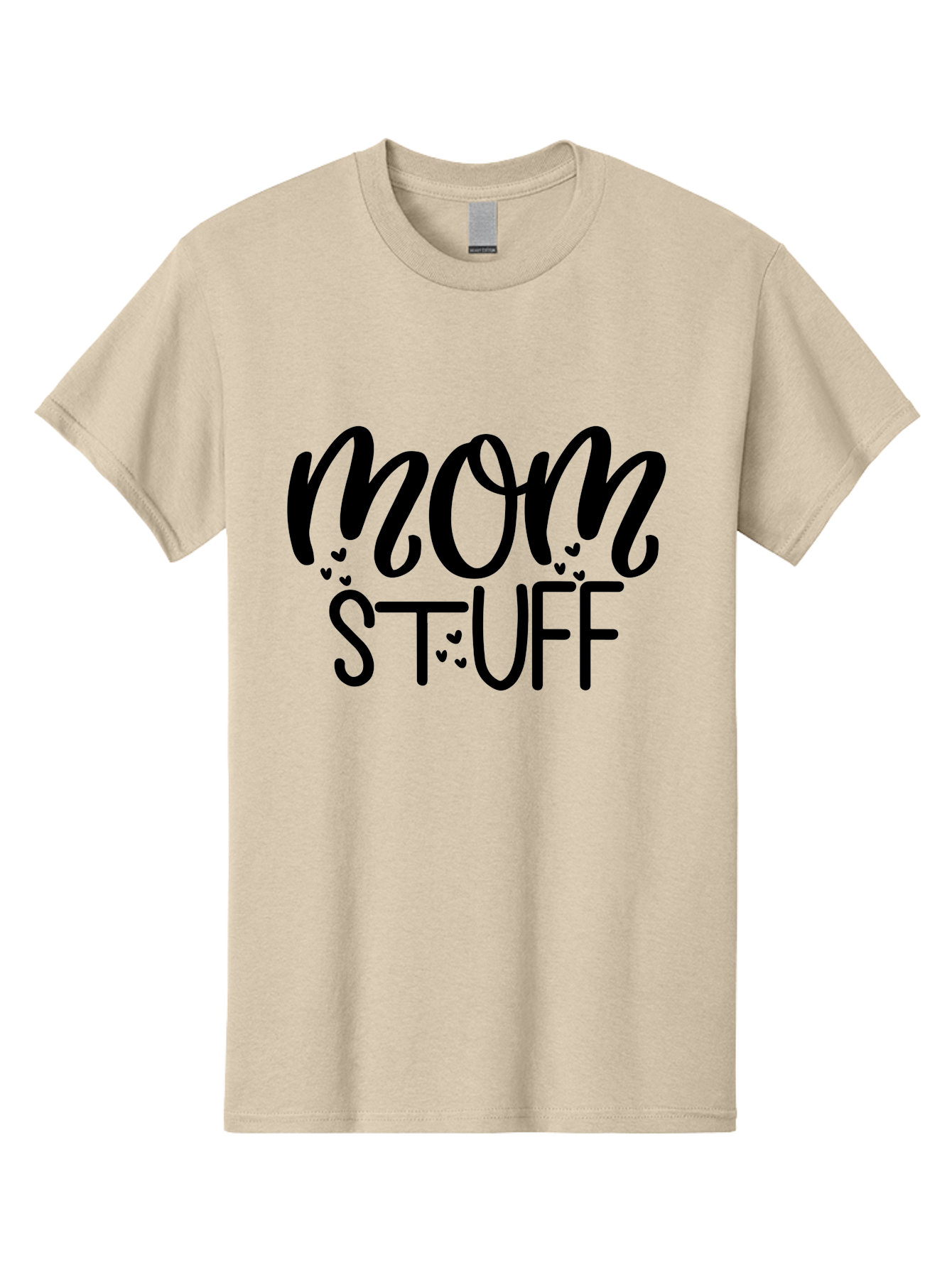 Mom-Stuff Men'S Graphic Tee, 100% Cotton, Comfortable Casual Summer Wear, Machine Washable, Mom Stuff, Motherhood, Mom Life, Heartwarming Design, Typography, Inspirational Quote, Motherly Love, Cute Graphics Aad443