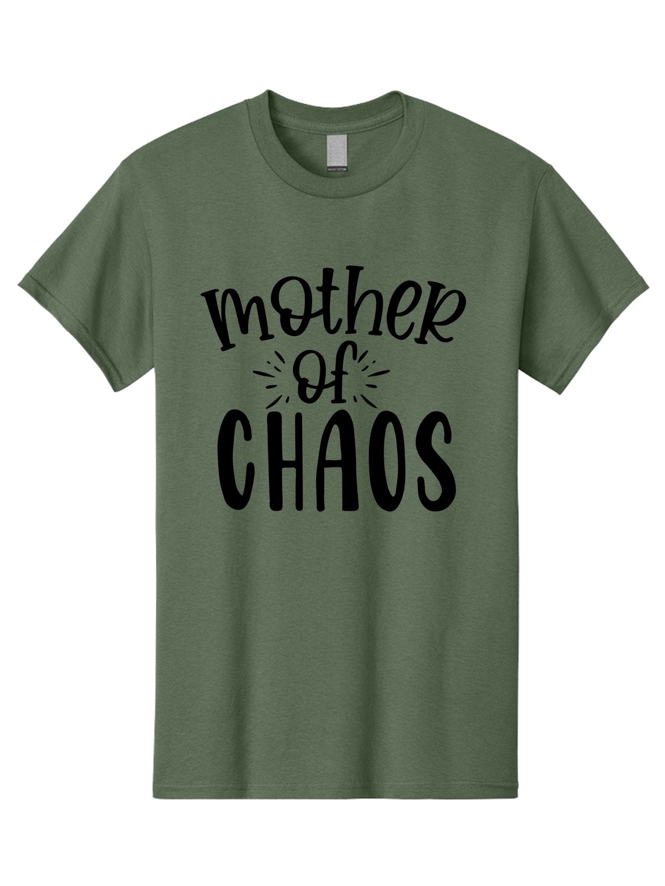 Mother-Of-Chaos Men'S Graphic Tee, 100% Cotton, Comfortable Casual Summer Wear, Machine Washable, Funny Mom Quote, Motherhood Humor, Chaotic Parenting, Mom Life, Humorous Saying, Quirky Mom, Chaos Coordinator, Parenting Jokes Aad447 15