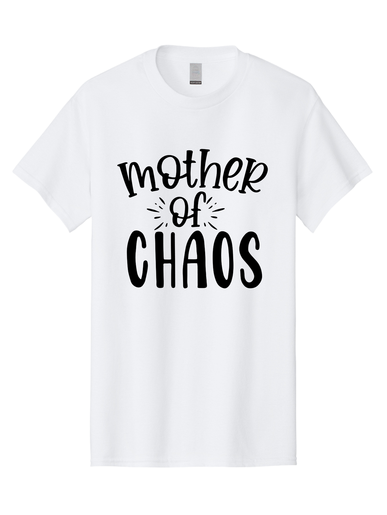 Mother-Of-Chaos Men'S Graphic Tee, 100% Cotton, Comfortable Casual Summer Wear, Machine Washable, Funny Mom Quote, Motherhood Humor, Chaotic Parenting, Mom Life, Humorous Saying, Quirky Mom, Chaos Coordinator, Parenting Jokes Aad447 19
