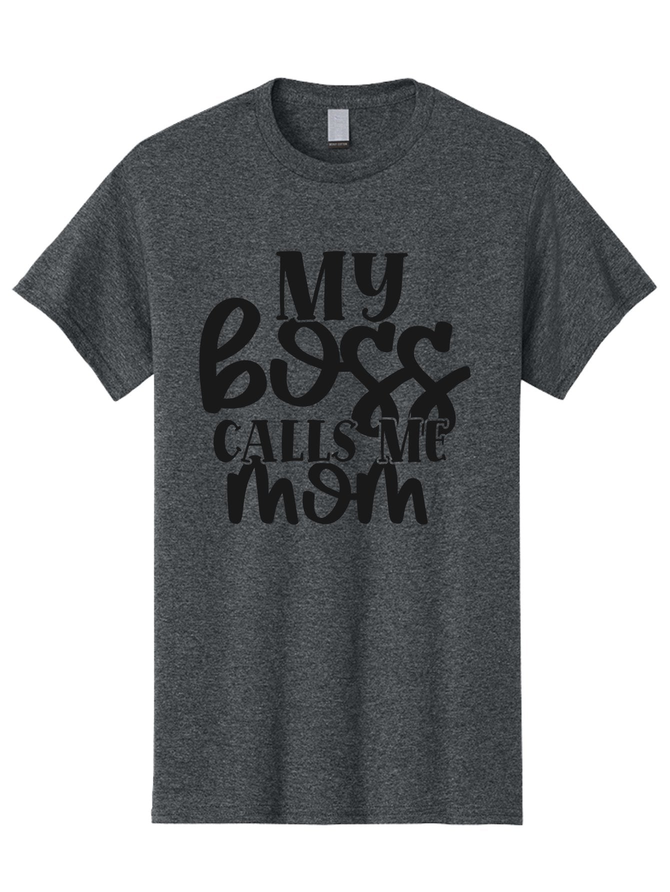 My-Boss-Calls-Me-Mom Men'S Graphic Tee, 100% Cotton, Comfortable Casual Summer Wear, Machine Washable, Funny Mom Quote, Working Mom Humor, Office Mom Joke, Mom Life, Workplace Humor, Motherhood, Working Mother, Office Humor Aad448 11