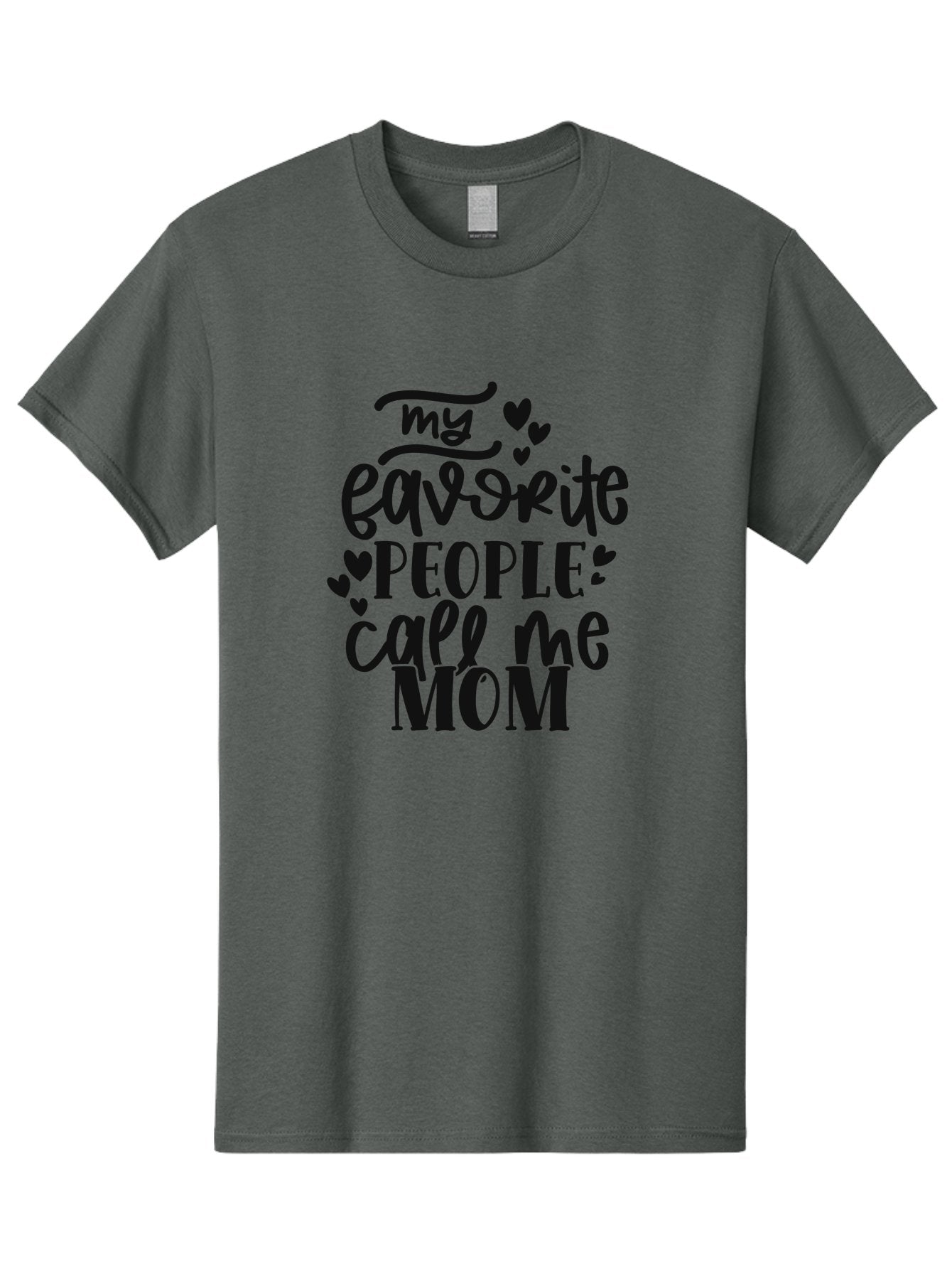 My-Favorite-People-Call-Me-Mom Men'S Graphic Tee, 100% Cotton, Comfortable Casual Summer Wear, Machine Washable, Mother'S Day Quote, Mom Love, Favorite People, Heartwarming Message, Family Love, Mom Appreciation, Inspirational Quote Aad450 10
