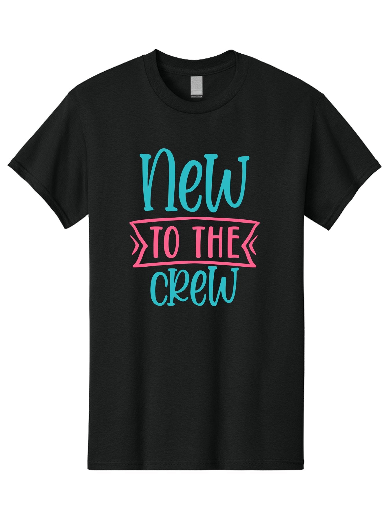 New-To-The-Crew Men'S Graphic Tee, 100% Cotton, Comfortable Casual Summer Wear, Machine Washable, New Team Member, Welcome Message, Modern Typography, Stylized Text, Vibrant Colors, Greeting Card, Team Introduction, Friendly Tone Aad454 6