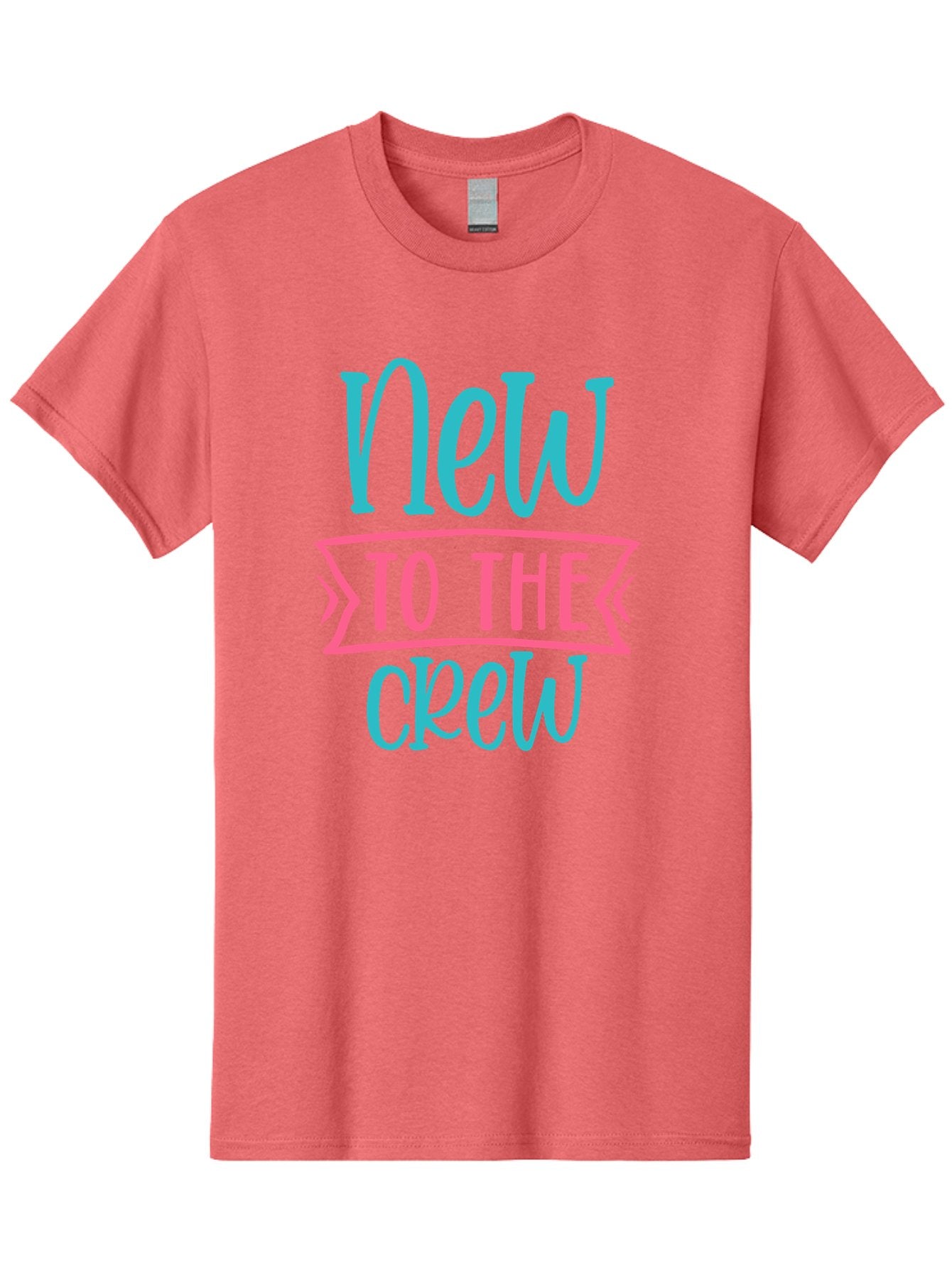 New-To-The-Crew Men'S Graphic Tee, 100% Cotton, Comfortable Casual Summer Wear, Machine Washable, New Team Member, Welcome Message, Modern Typography, Stylized Text, Vibrant Colors, Greeting Card, Team Introduction, Friendly Tone Aad454 9