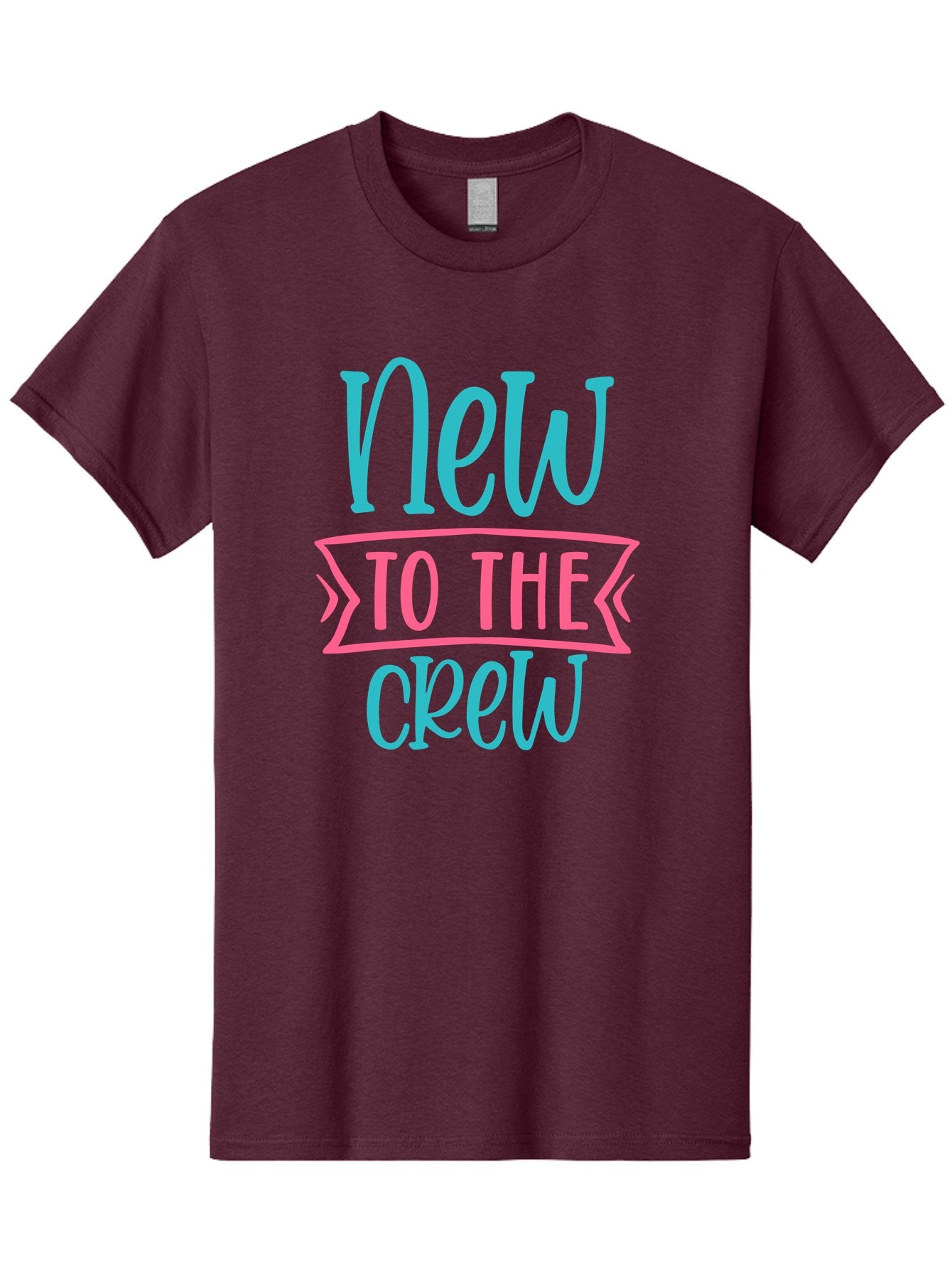New-To-The-Crew Men'S Graphic Tee, 100% Cotton, Comfortable Casual Summer Wear, Machine Washable, New Team Member, Welcome Message, Modern Typography, Stylized Text, Vibrant Colors, Greeting Card, Team Introduction, Friendly Tone Aad454 14