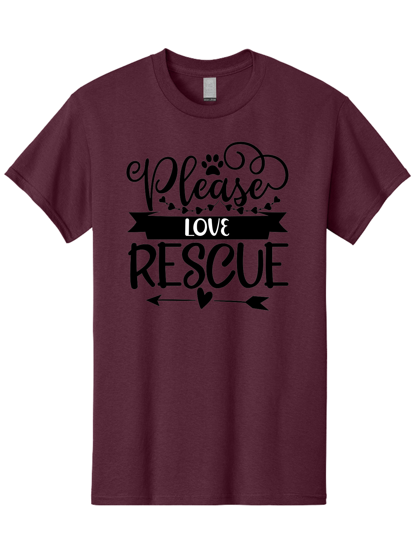 Please-Love-Rescue Men'S Graphic Tee, 100% Cotton, Comfortable Casual Summer Wear, Machine Washable, Animal Rescue, Pet Adoption, Love Animals, Adopt Don'T Shop, Animal Welfare, Charity Support, Kindness To Animals, Rescue Mission Aad464 15