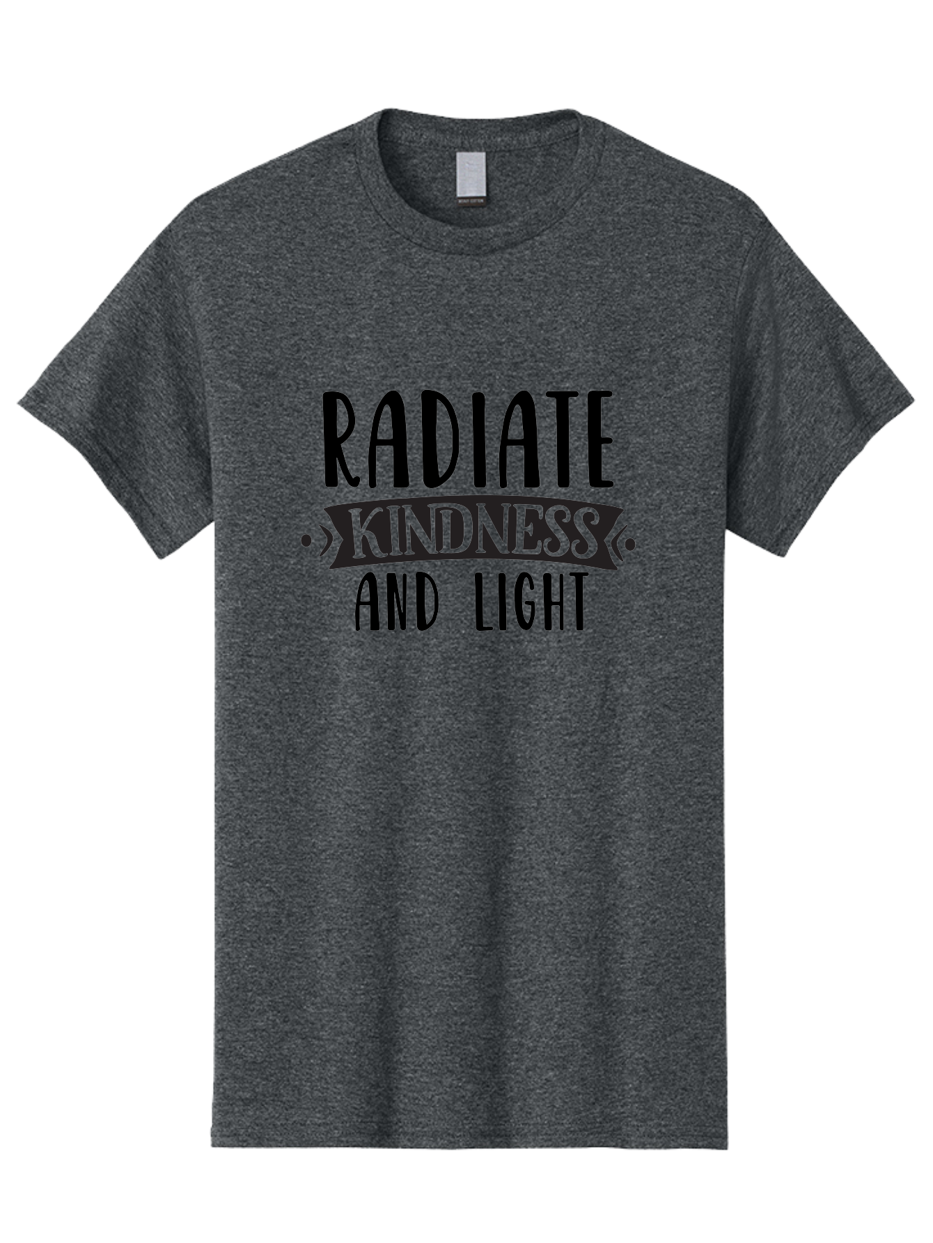 Radiate-Kindness-And-Light Men'S Graphic Tee, 100% Cotton, Comfortable Casual Summer Wear, Machine Washable, Inspirational Quote, Kindness Matters, Spread Love, Positive Affirmation, Motivational Phrase, Uplifting Message, Kindness And Light Aad472 9