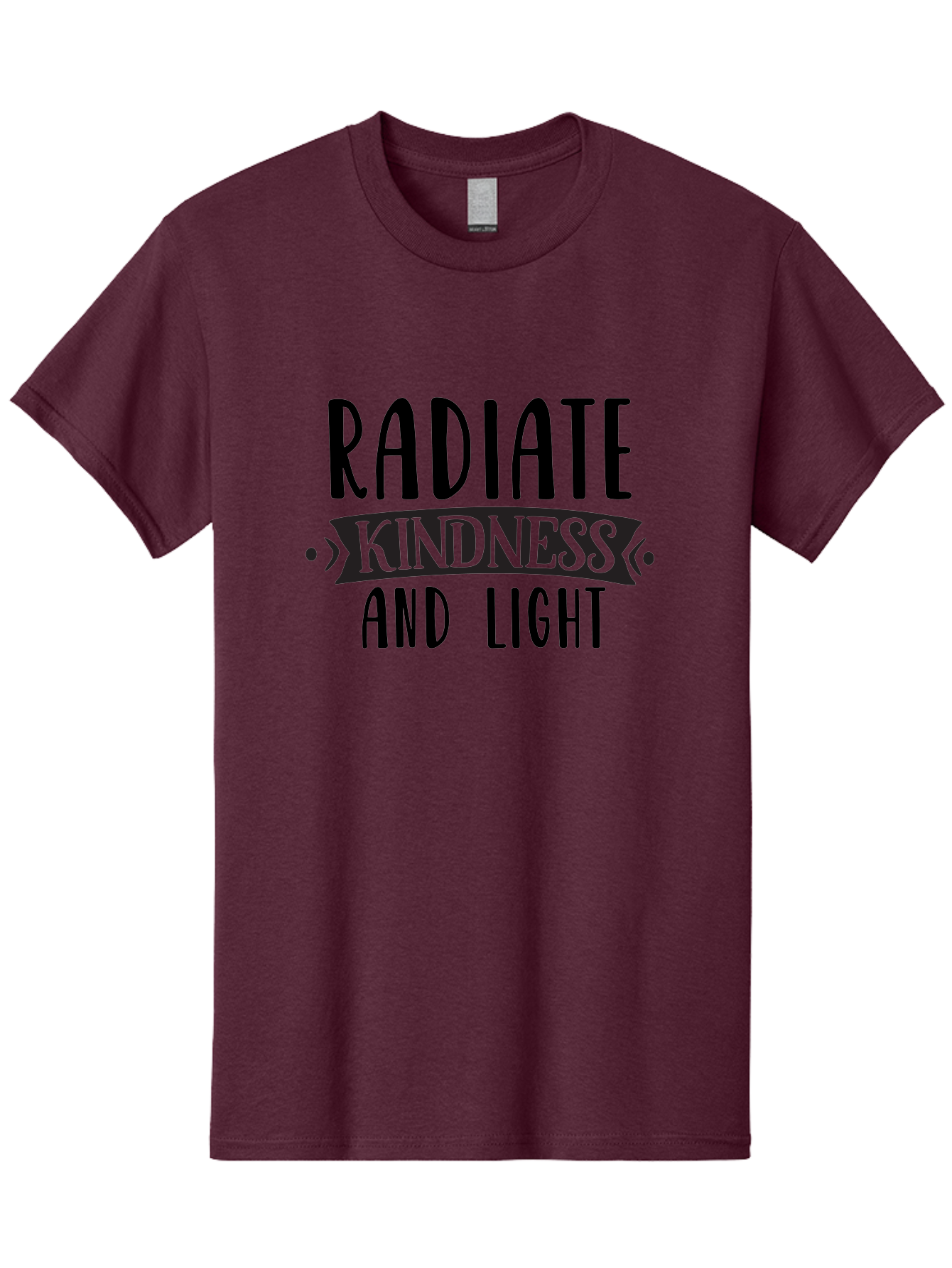 Radiate-Kindness-And-Light Men'S Graphic Tee, 100% Cotton, Comfortable Casual Summer Wear, Machine Washable, Inspirational Quote, Kindness Matters, Spread Love, Positive Affirmation, Motivational Phrase, Uplifting Message, Kindness And Light Aad472 13
