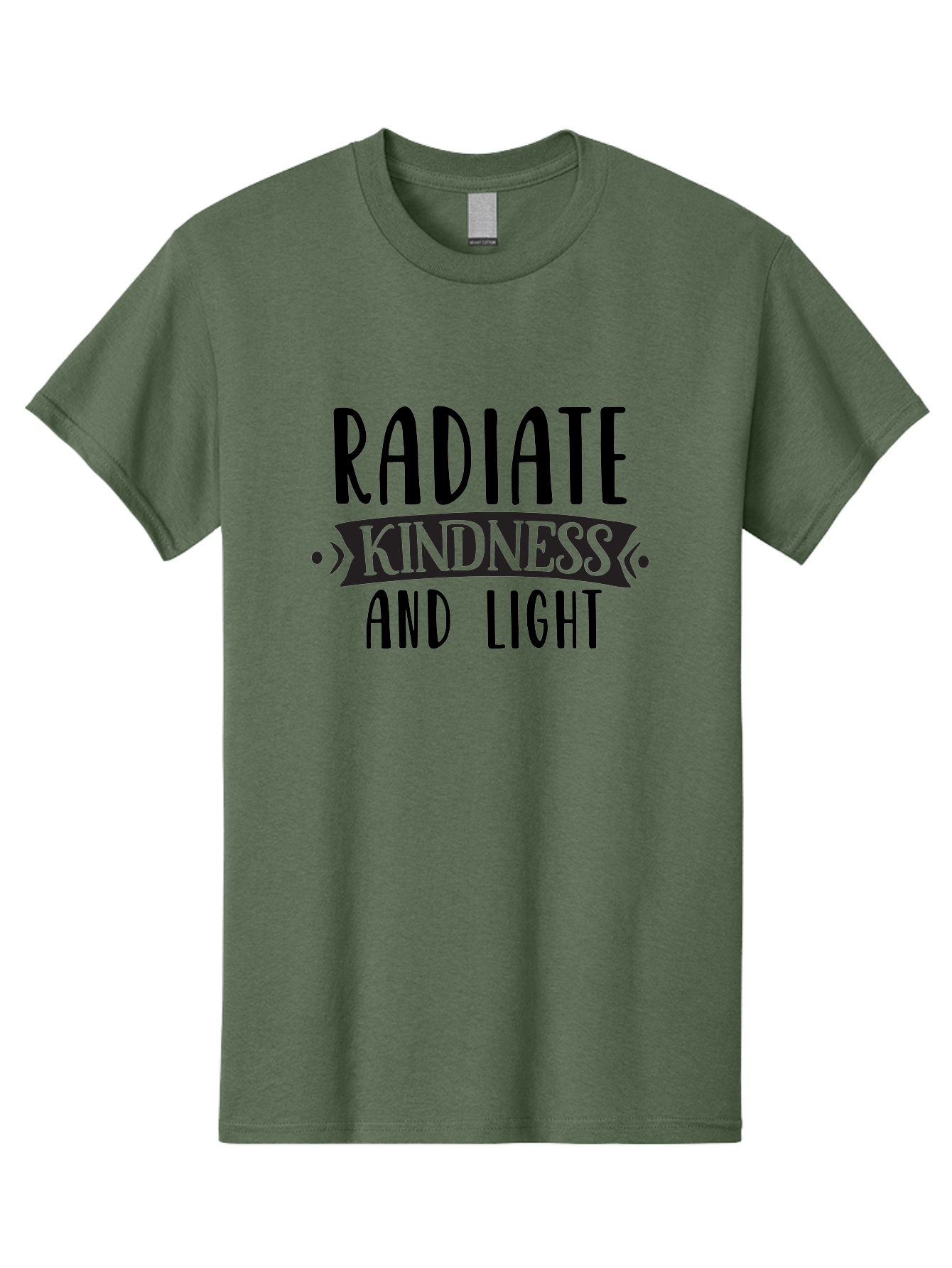 Radiate-Kindness-And-Light Men'S Graphic Tee, 100% Cotton, Comfortable Casual Summer Wear, Machine Washable, Inspirational Quote, Kindness Matters, Spread Love, Positive Affirmation, Motivational Phrase, Uplifting Message, Kindness And Light Aad472 15