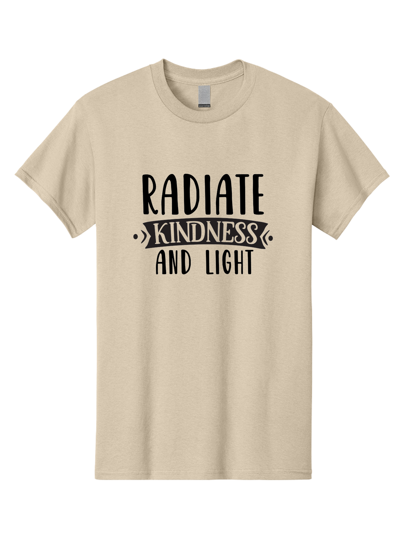 Radiate-Kindness-And-Light Men'S Graphic Tee, 100% Cotton, Comfortable Casual Summer Wear, Machine Washable, Inspirational Quote, Kindness Matters, Spread Love, Positive Affirmation, Motivational Phrase, Uplifting Message, Kindness And Light Aad472 11