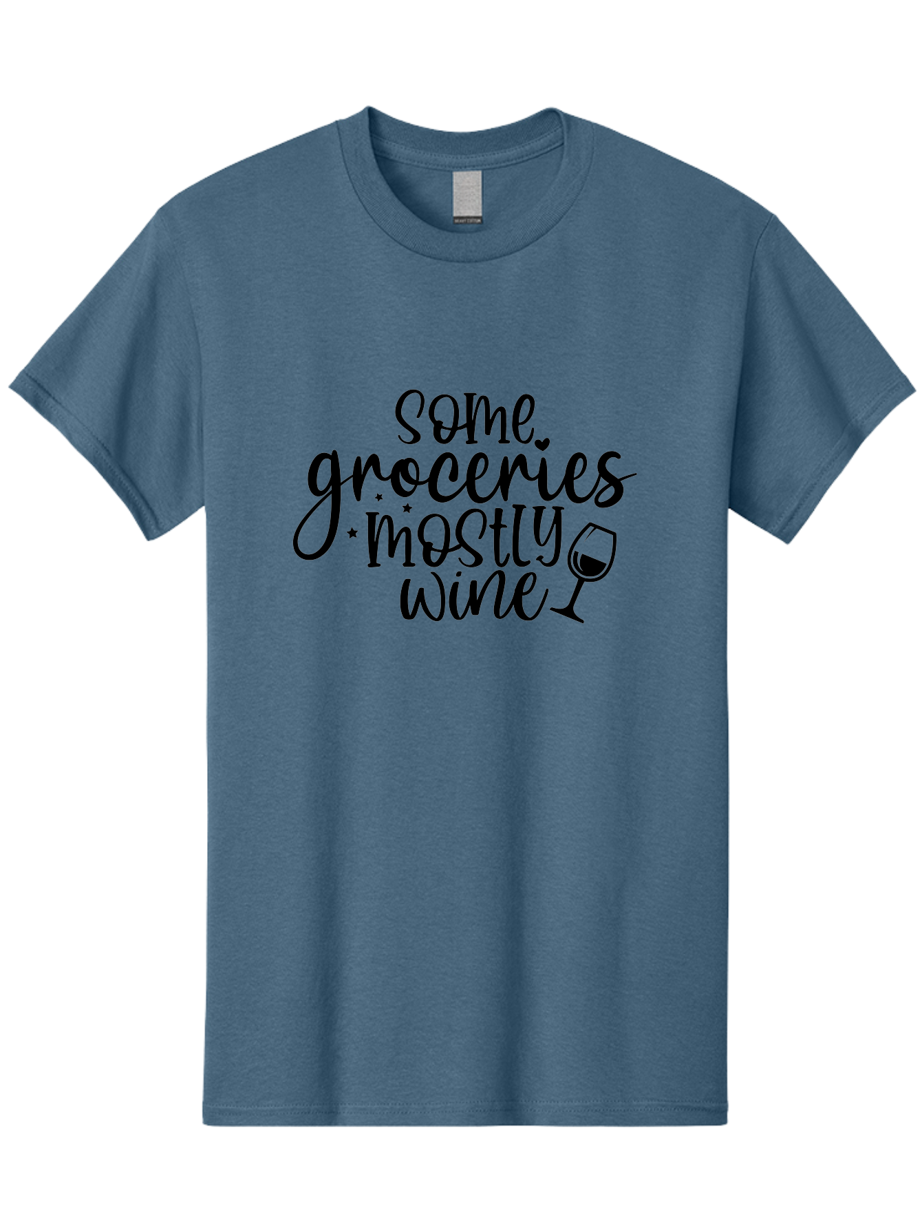 Some-Groceries-Mostly-Wine Men'S Graphic Tee, 100% Cotton, Comfortable Casual Summer Wear, Machine Washable, Wine Glass, Wine Lover Gift, Wine Quote, Funny Wine Saying, Wine Humor, Wine Lover Quote, Wine Saying Aad476 11