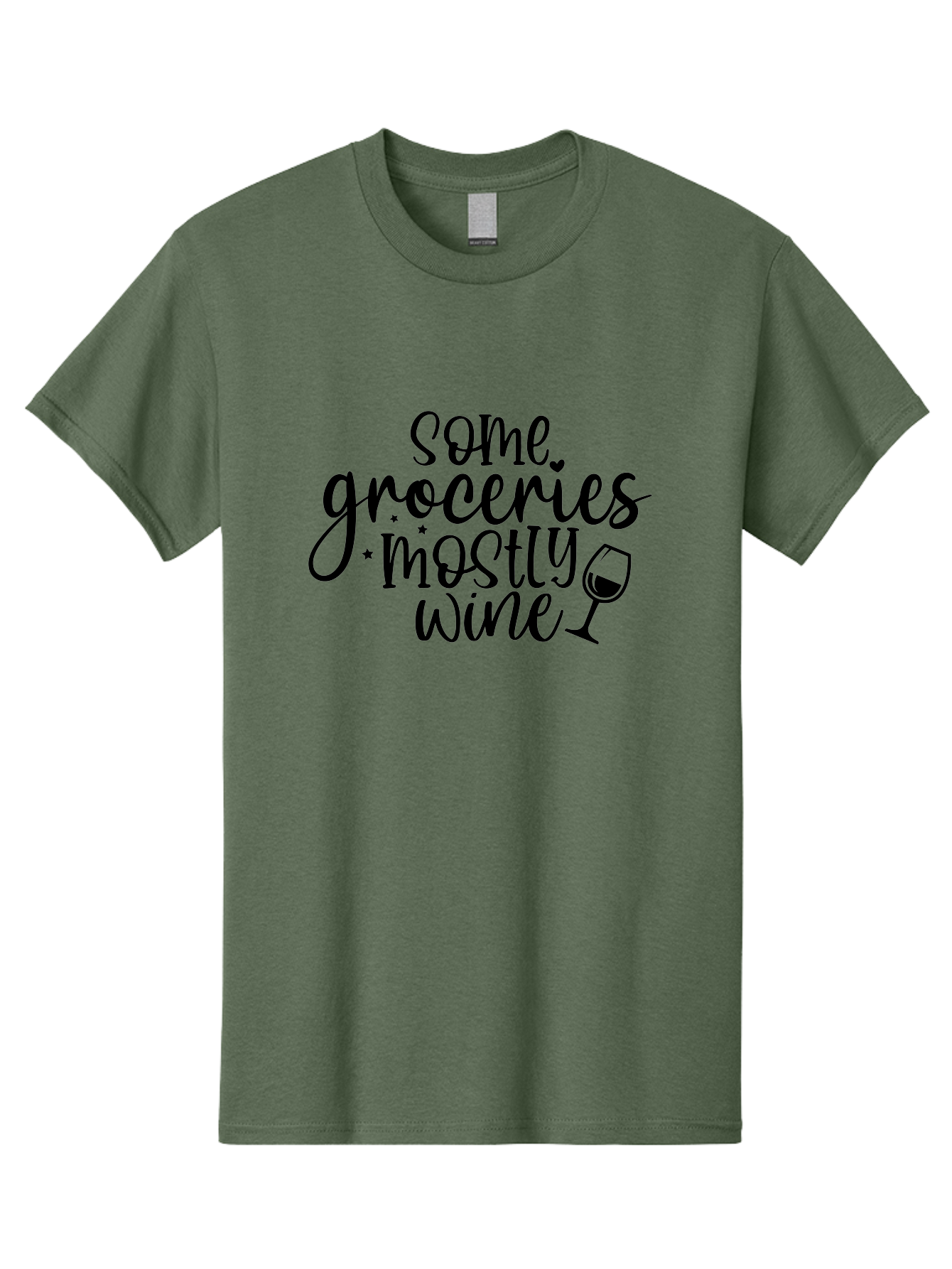 Some-Groceries-Mostly-Wine Men'S Graphic Tee, 100% Cotton, Comfortable Casual Summer Wear, Machine Washable, Wine Glass, Wine Lover Gift, Wine Quote, Funny Wine Saying, Wine Humor, Wine Lover Quote, Wine Saying Aad476 7