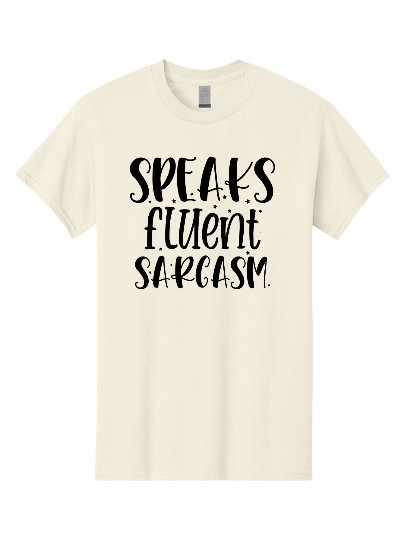 Speaks-Fluent-Sarcasm Men'S Graphic Tee, 100% Cotton, Comfortable Casual Summer Wear, Machine Washable, Sarcastic Quotes, Funny Sayings, Witty Humor, Playful Typography, Quirky Designs, Humorous Graphics, Sassy Phrases, Creative Fonts, Aad479 14