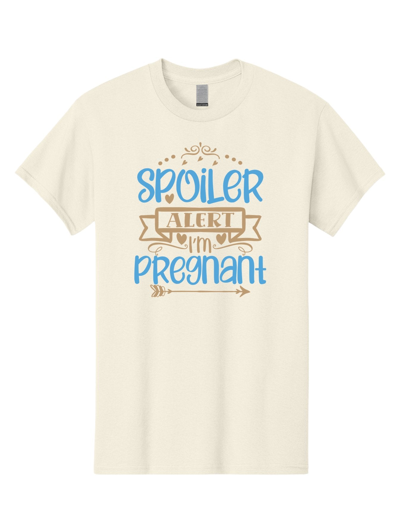 Spoiler-Alert-I-M-Pregnant Men'S Graphic Tee, 100% Cotton, Comfortable Casual Summer Wear, Machine Washable, Pregnancy Announcement, Baby Reveal, Spoiler Alert, Expecting Mother, Pregnancy News, Baby On Board, New Mom Aad480 5