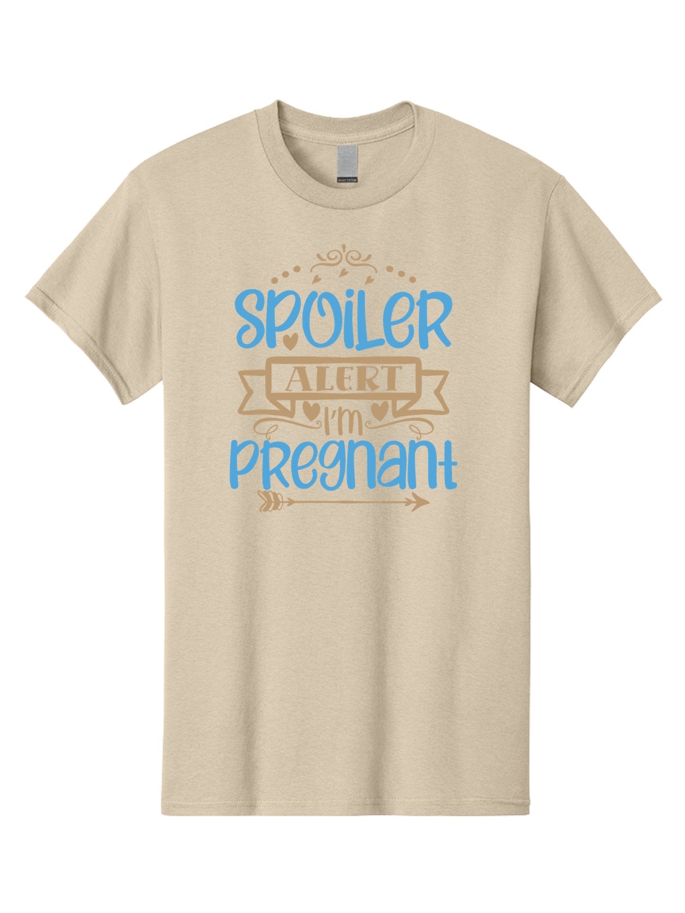 Spoiler-Alert-I-M-Pregnant Men'S Graphic Tee, 100% Cotton, Comfortable Casual Summer Wear, Machine Washable, Pregnancy Announcement, Baby Reveal, Spoiler Alert, Expecting Mother, Pregnancy News, Baby On Board, New Mom Aad480 7