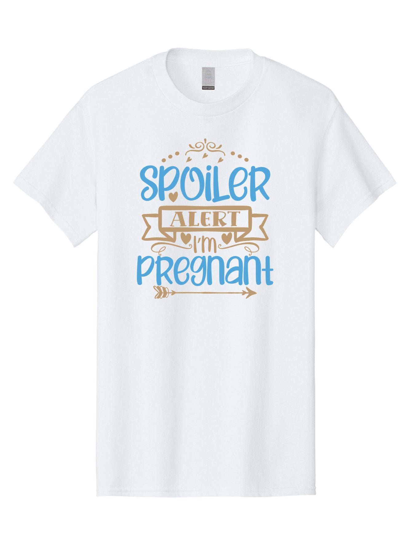 Spoiler-Alert-I-M-Pregnant Men'S Graphic Tee, 100% Cotton, Comfortable Casual Summer Wear, Machine Washable, Pregnancy Announcement, Baby Reveal, Spoiler Alert, Expecting Mother, Pregnancy News, Baby On Board, New Mom Aad480 3