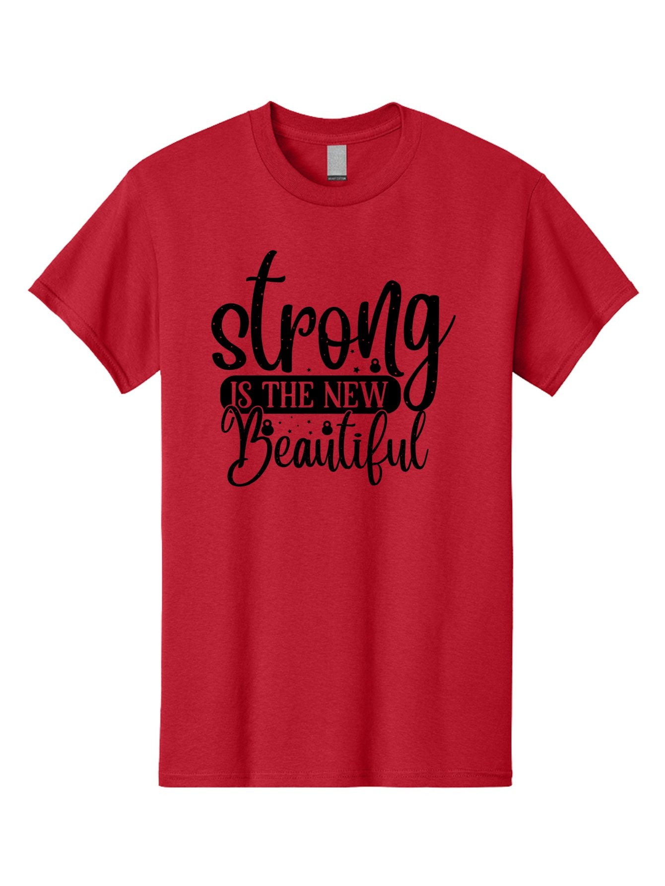 Strong-Is-The-New-Beautiful Men'S Graphic Tee, 100% Cotton, Comfortable Casual Summer Wear, Machine Washable, Motivational Quote, Inspirational Words, Strong Is The New Beautiful, Female Empowerment, Fitness Motivation, Positive Affirmation, Aad483 10