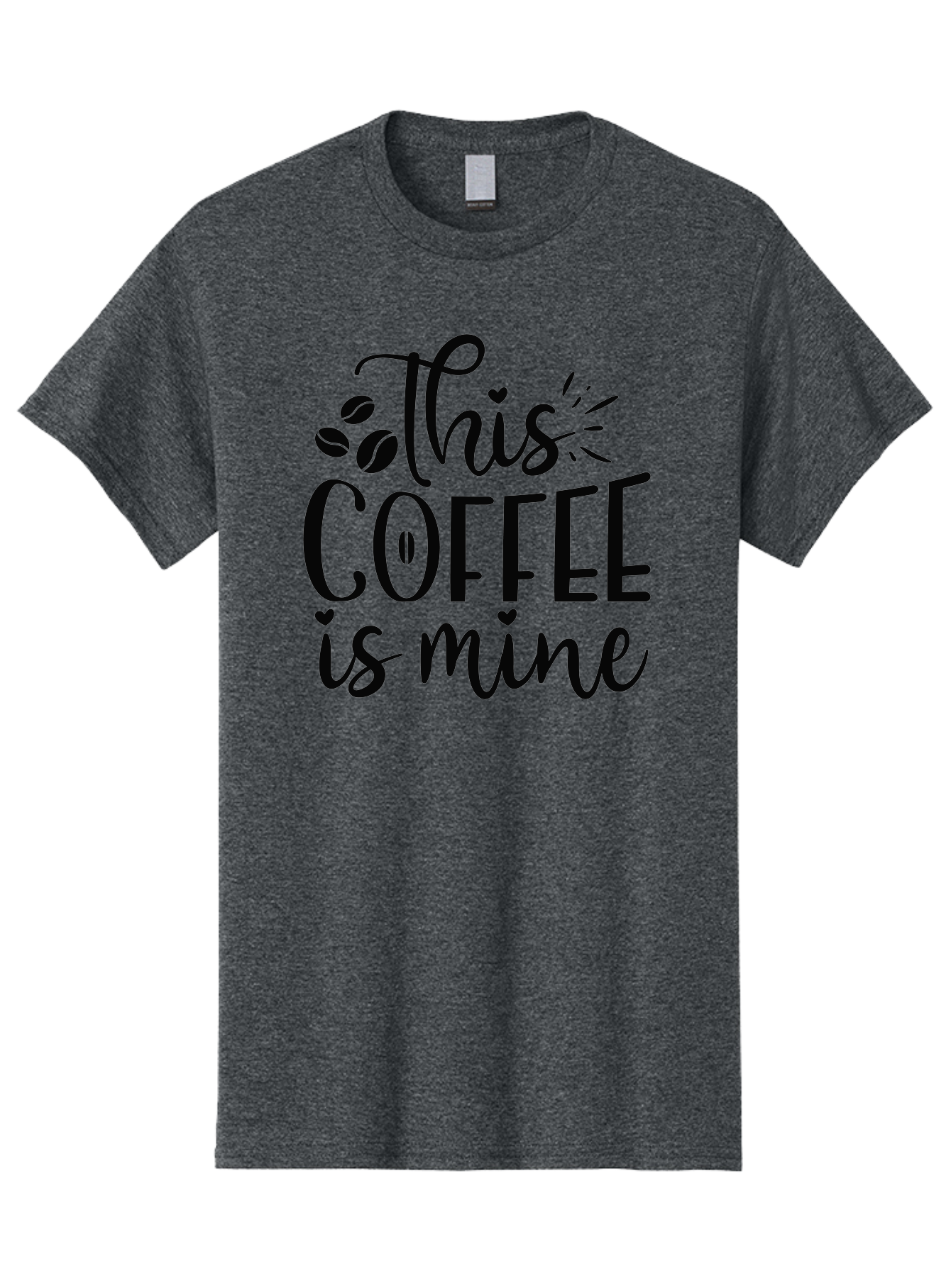This-Coffee-Is-Mine Men'S Graphic Tee, 100% Cotton, Comfortable Casual Summer Wear, Machine Washable, Coffee Quote, Coffee Lover, Coffee Beans, Morning Coffee, Coffee Humor, Caffeine Fix, Coffee Obsession Aad492 27