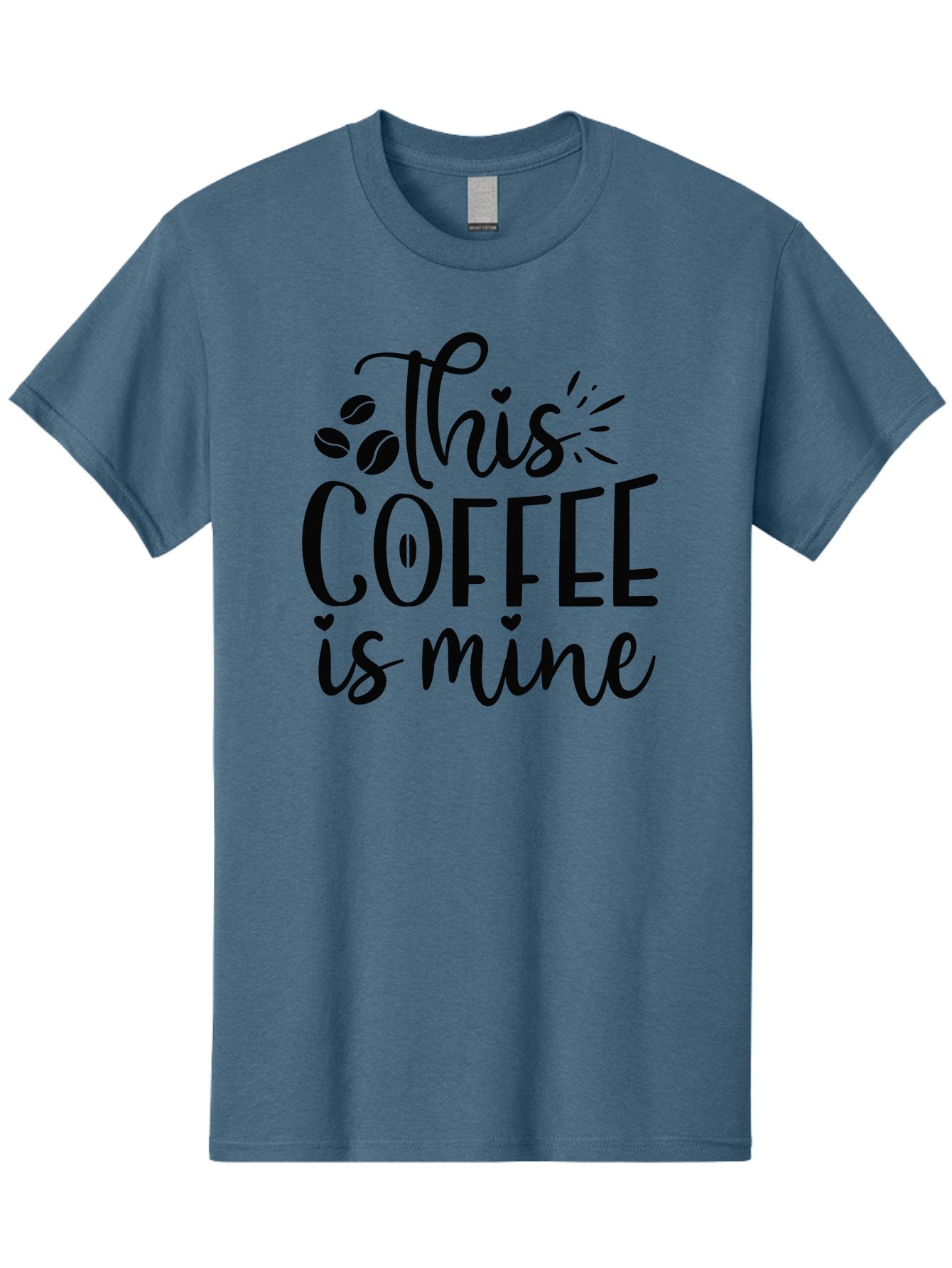 This-Coffee-Is-Mine Men'S Graphic Tee, 100% Cotton, Comfortable Casual Summer Wear, Machine Washable, Coffee Quote, Coffee Lover, Coffee Beans, Morning Coffee, Coffee Humor, Caffeine Fix, Coffee Obsession Aad492 8