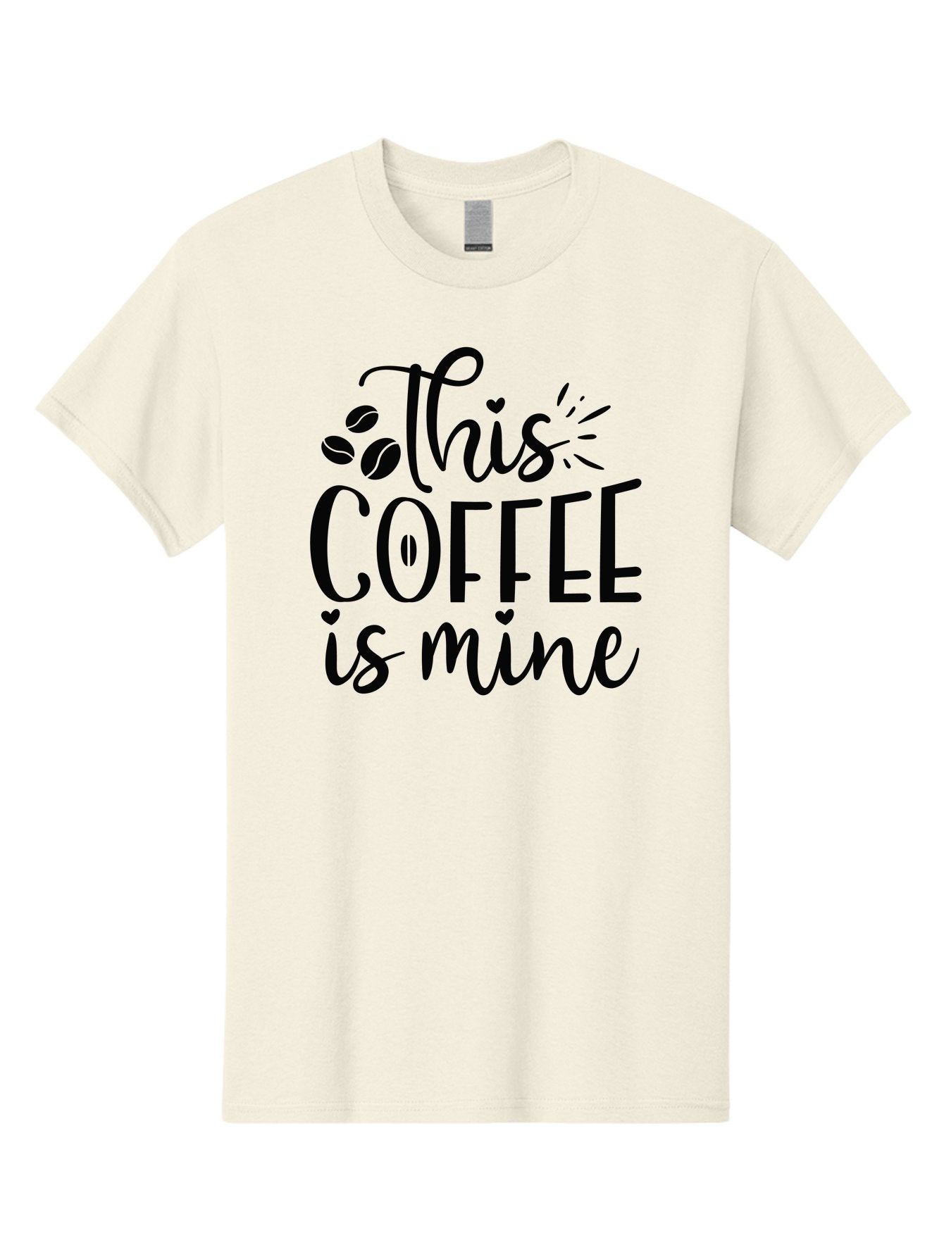 This-Coffee-Is-Mine Men'S Graphic Tee, 100% Cotton, Comfortable Casual Summer Wear, Machine Washable, Coffee Quote, Coffee Lover, Coffee Beans, Morning Coffee, Coffee Humor, Caffeine Fix, Coffee Obsession Aad492 14