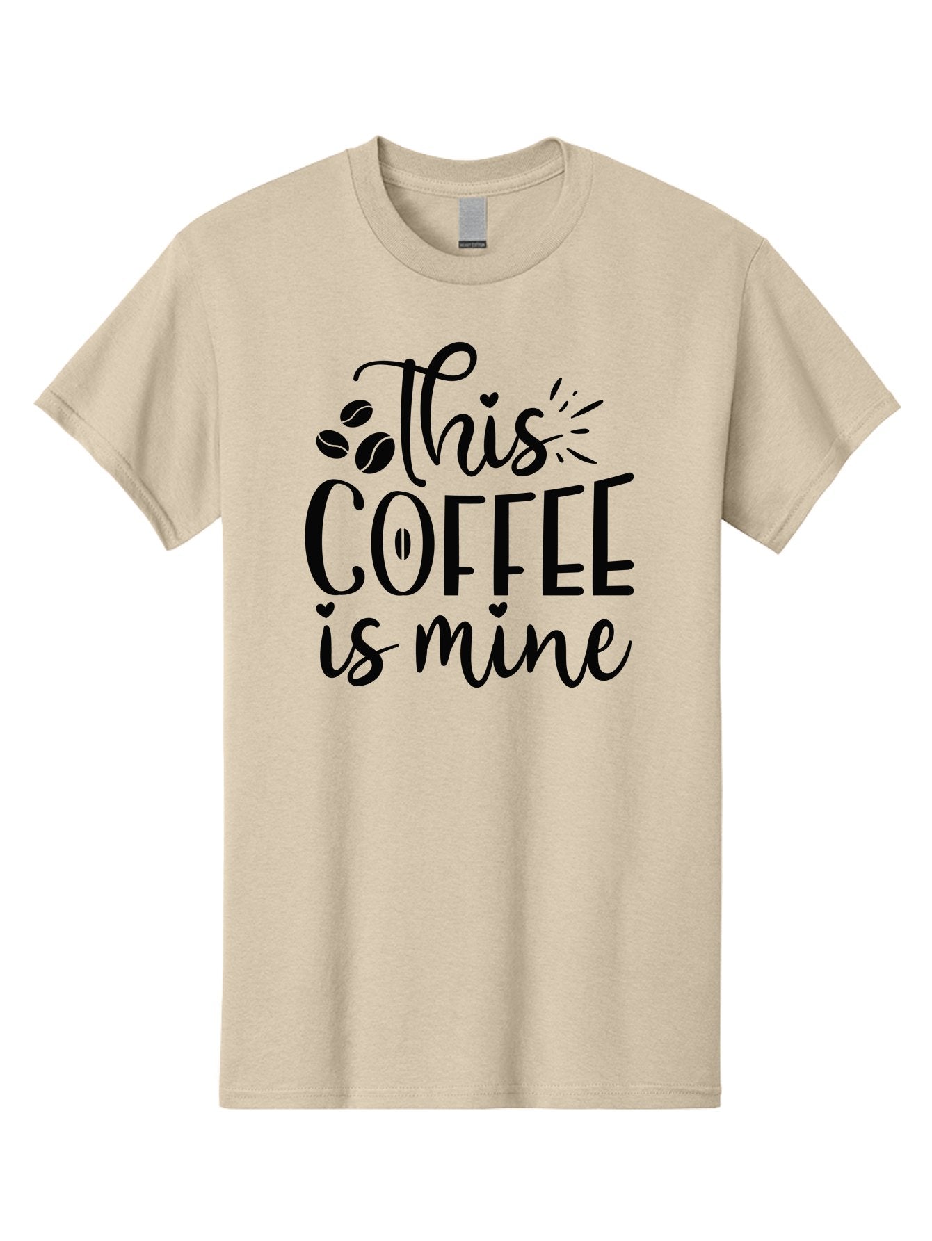 This-Coffee-Is-Mine Men'S Graphic Tee, 100% Cotton, Comfortable Casual Summer Wear, Machine Washable, Coffee Quote, Coffee Lover, Coffee Beans, Morning Coffee, Coffee Humor, Caffeine Fix, Coffee Obsession Aad492 13