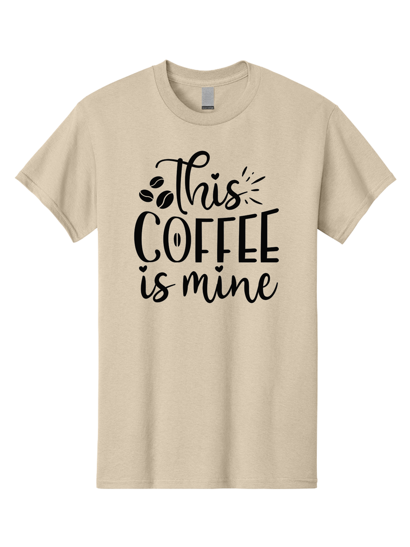 This-Coffee-Is-Mine Men'S Graphic Tee, 100% Cotton, Comfortable Casual Summer Wear, Machine Washable, Coffee Quote, Coffee Lover, Coffee Beans, Morning Coffee, Coffee Humor, Caffeine Fix, Coffee Obsession Aad492 29