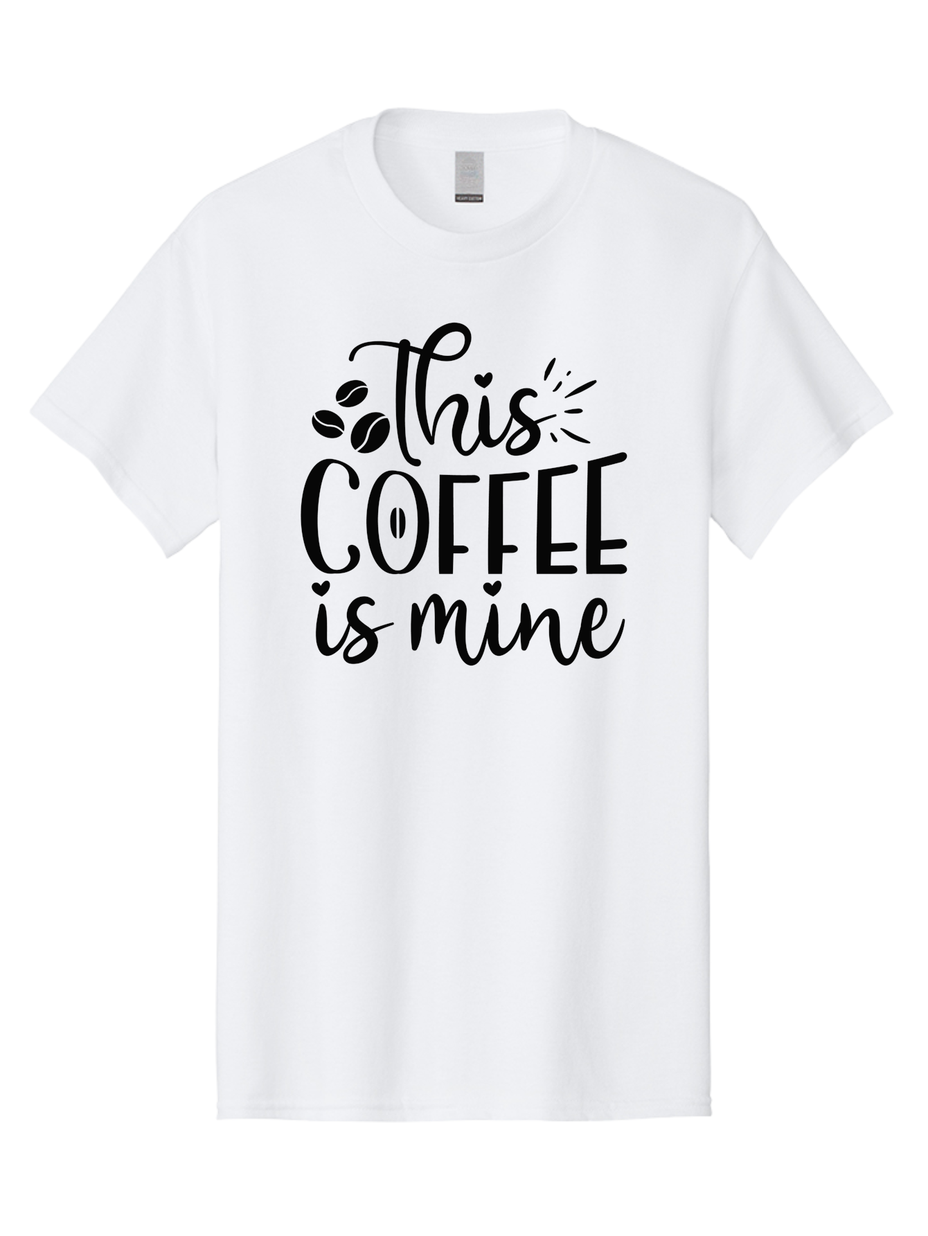 This-Coffee-Is-Mine Men'S Graphic Tee, 100% Cotton, Comfortable Casual Summer Wear, Machine Washable, Coffee Quote, Coffee Lover, Coffee Beans, Morning Coffee, Coffee Humor, Caffeine Fix, Coffee Obsession Aad492 15