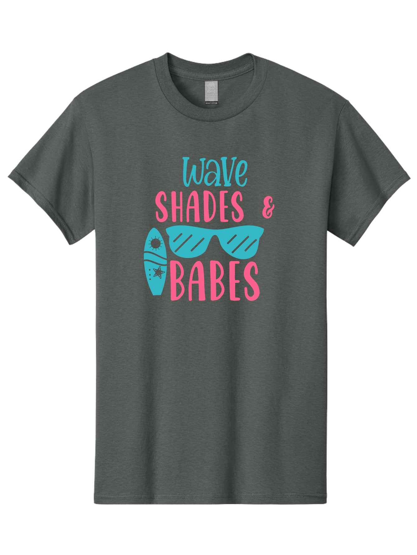Wave-Shades-Babes Men'S Graphic Tee, 100% Cotton, Comfortable Casual Summer Wear, Machine Washable, Surfing, Sunglasses, Beach Culture, Summer Vibes, Wave Riders, Cool Shades, Beach Babes, Summer Fashion Aad500 6