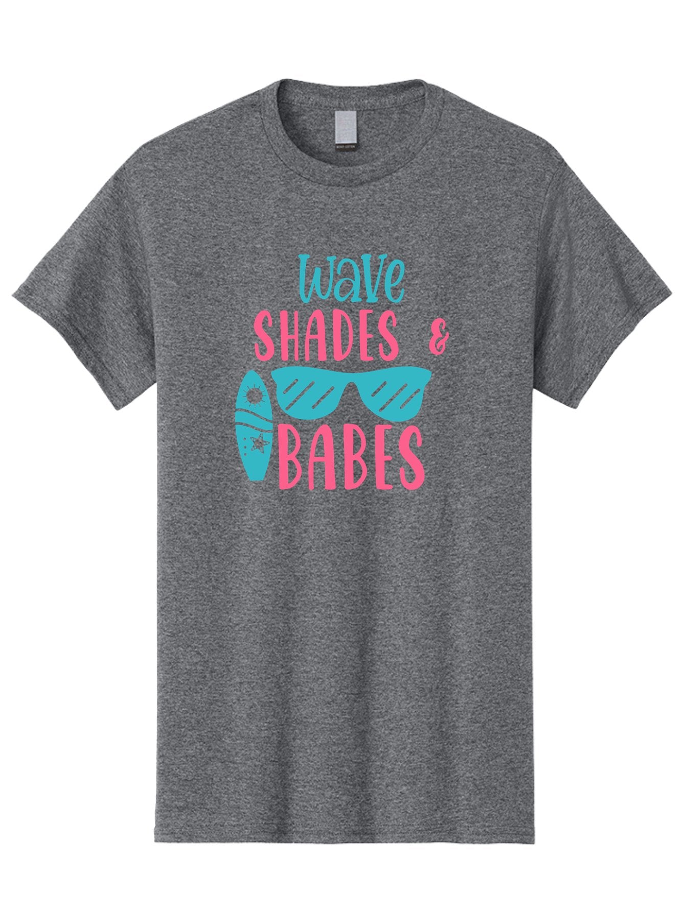 Wave-Shades-Babes Men'S Graphic Tee, 100% Cotton, Comfortable Casual Summer Wear, Machine Washable, Surfing, Sunglasses, Beach Culture, Summer Vibes, Wave Riders, Cool Shades, Beach Babes, Summer Fashion Aad500 12