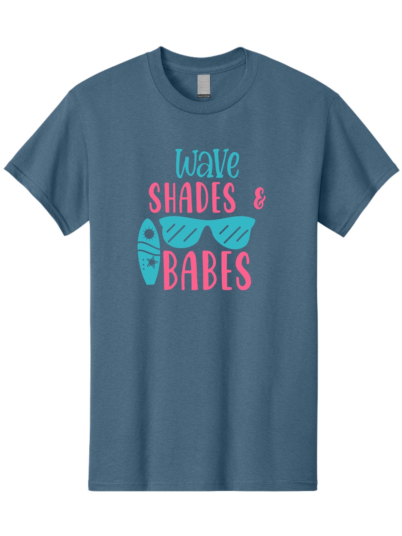 Wave-Shades-Babes Men'S Graphic Tee, 100% Cotton, Comfortable Casual Summer Wear, Machine Washable, Surfing, Sunglasses, Beach Culture, Summer Vibes, Wave Riders, Cool Shades, Beach Babes, Summer Fashion Aad500 7