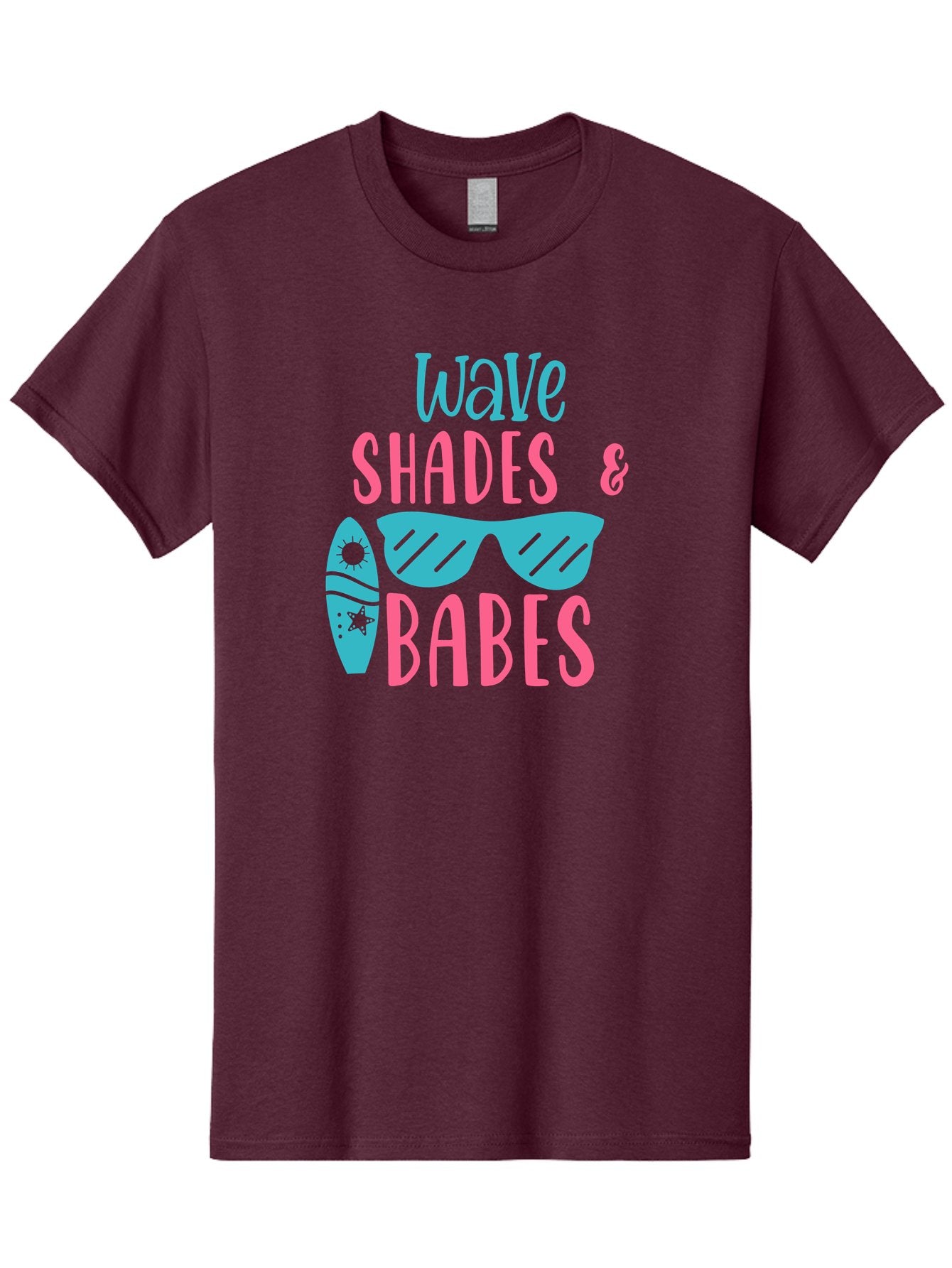 Wave-Shades-Babes Men'S Graphic Tee, 100% Cotton, Comfortable Casual Summer Wear, Machine Washable, Surfing, Sunglasses, Beach Culture, Summer Vibes, Wave Riders, Cool Shades, Beach Babes, Summer Fashion Aad500 14