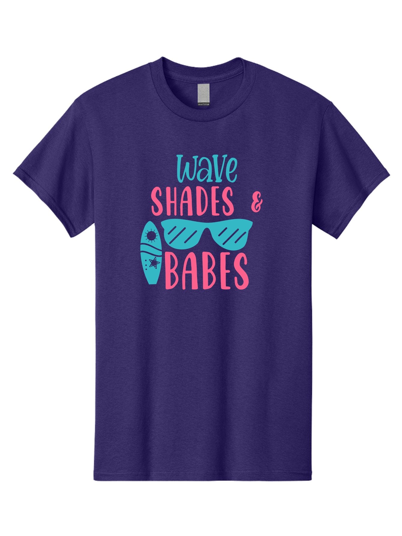Wave-Shades-Babes Men'S Graphic Tee, 100% Cotton, Comfortable Casual Summer Wear, Machine Washable, Surfing, Sunglasses, Beach Culture, Summer Vibes, Wave Riders, Cool Shades, Beach Babes, Summer Fashion Aad500 9