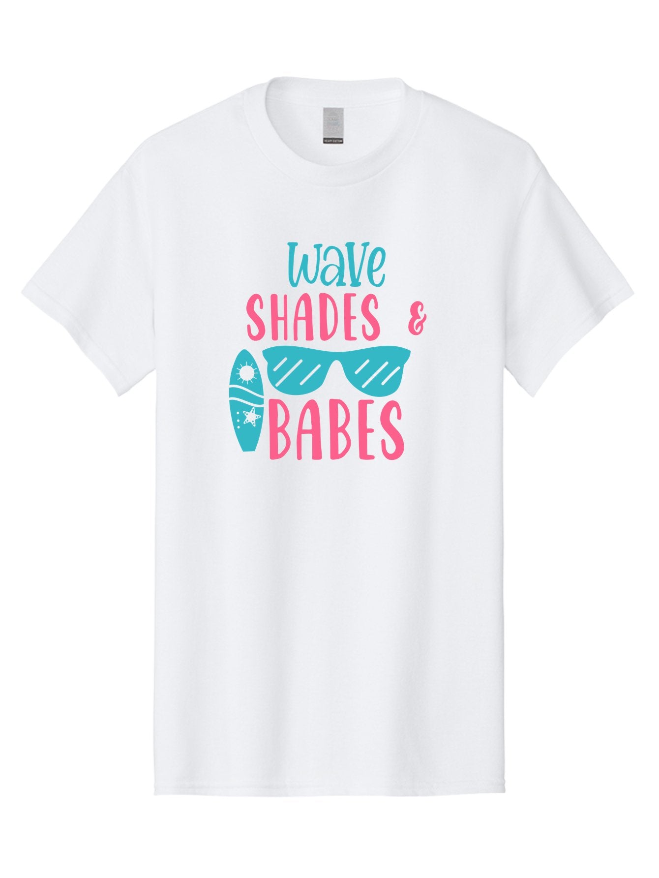 Wave-Shades-Babes Men'S Graphic Tee, 100% Cotton, Comfortable Casual Summer Wear, Machine Washable, Surfing, Sunglasses, Beach Culture, Summer Vibes, Wave Riders, Cool Shades, Beach Babes, Summer Fashion Aad500 8