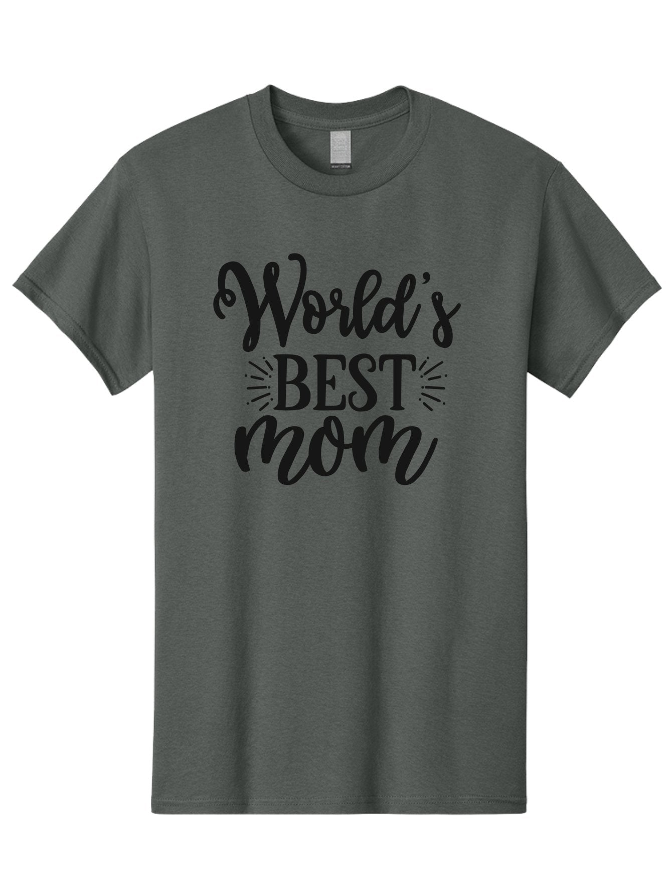 World-S-Best-Mom Men'S Graphic Tee, 100% Cotton, Comfortable Casual Summer Wear, Machine Washable, World'S Best Mom, Mother'S Day Gift, Mom Appreciation, Gift For Mom, Mother'S Day Quote, Mom Quote, Best Mom Ever Aad507 3