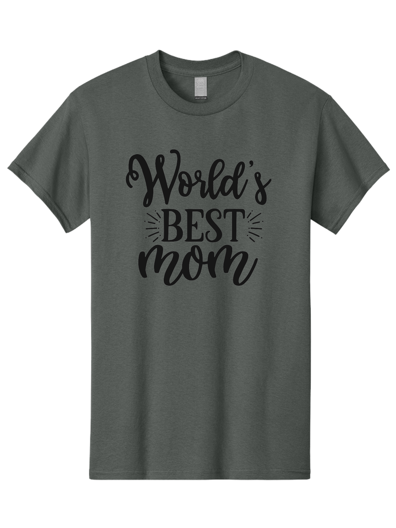 World-S-Best-Mom Men'S Graphic Tee, 100% Cotton, Comfortable Casual Summer Wear, Machine Washable, World'S Best Mom, Mother'S Day Gift, Mom Appreciation, Gift For Mom, Mother'S Day Quote, Mom Quote, Best Mom Ever Aad507 17