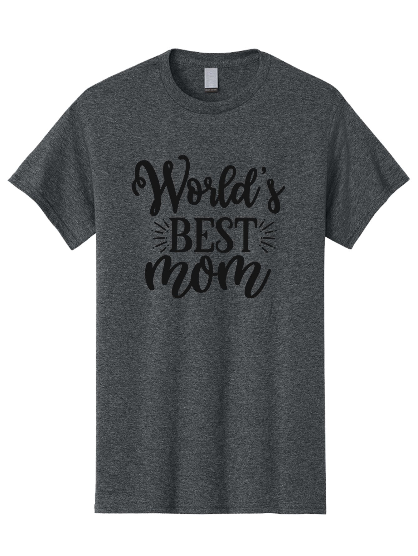 World-S-Best-Mom Men'S Graphic Tee, 100% Cotton, Comfortable Casual Summer Wear, Machine Washable, World'S Best Mom, Mother'S Day Gift, Mom Appreciation, Gift For Mom, Mother'S Day Quote, Mom Quote, Best Mom Ever Aad507 12