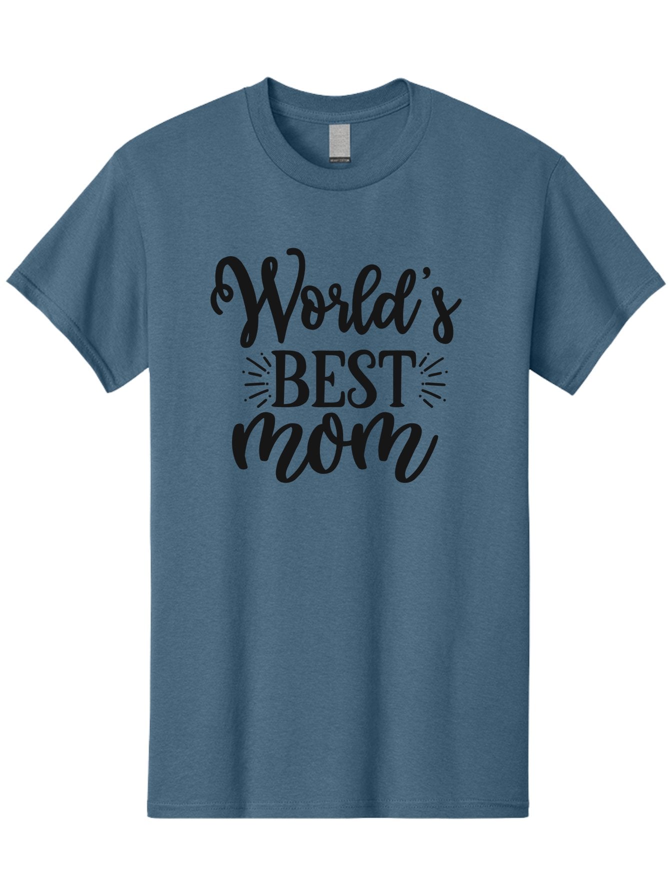 World-S-Best-Mom Men'S Graphic Tee, 100% Cotton, Comfortable Casual Summer Wear, Machine Washable, World'S Best Mom, Mother'S Day Gift, Mom Appreciation, Gift For Mom, Mother'S Day Quote, Mom Quote, Best Mom Ever Aad507 11