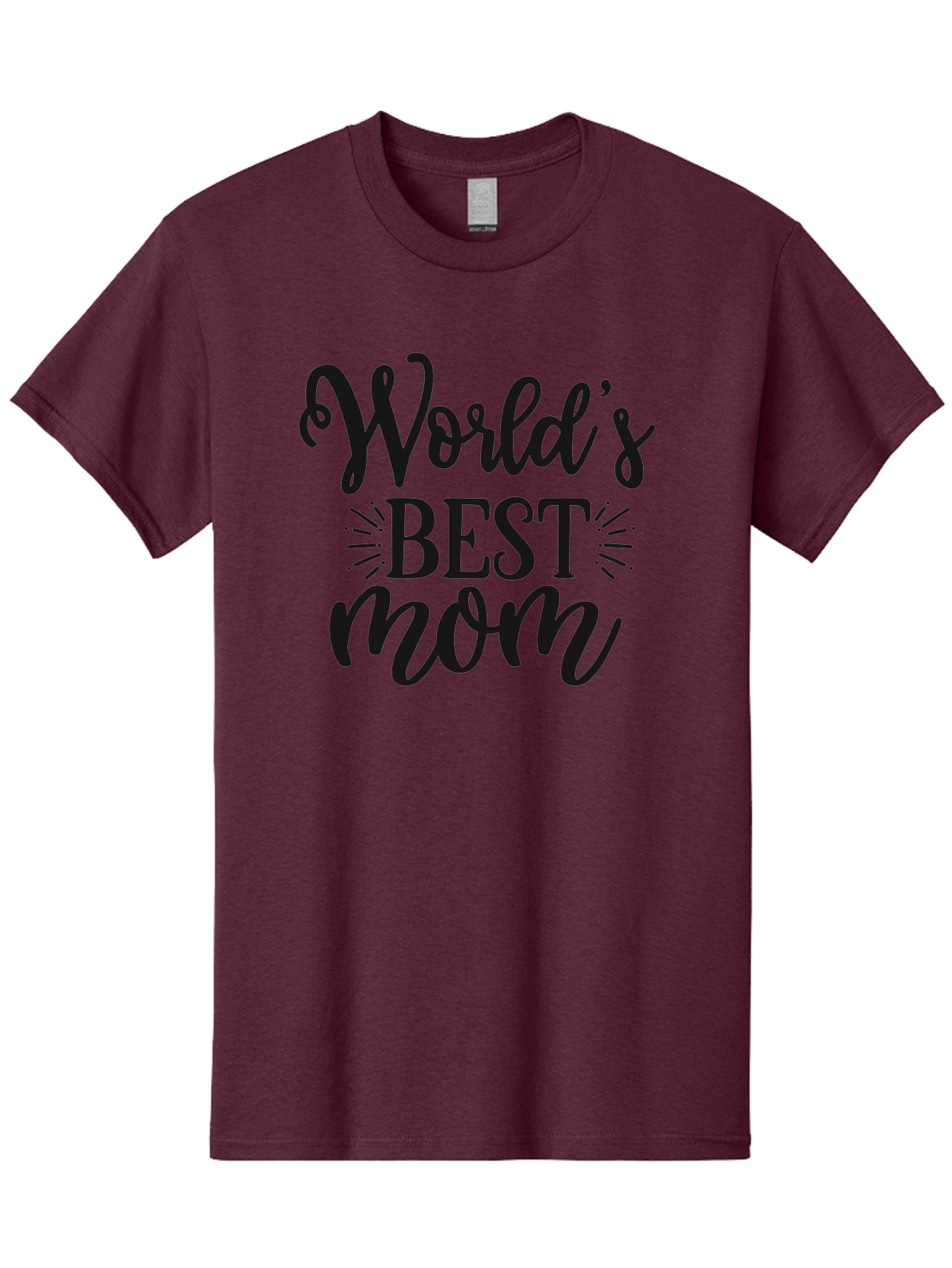World-S-Best-Mom Men'S Graphic Tee, 100% Cotton, Comfortable Casual Summer Wear, Machine Washable, World'S Best Mom, Mother'S Day Gift, Mom Appreciation, Gift For Mom, Mother'S Day Quote, Mom Quote, Best Mom Ever Aad507 23