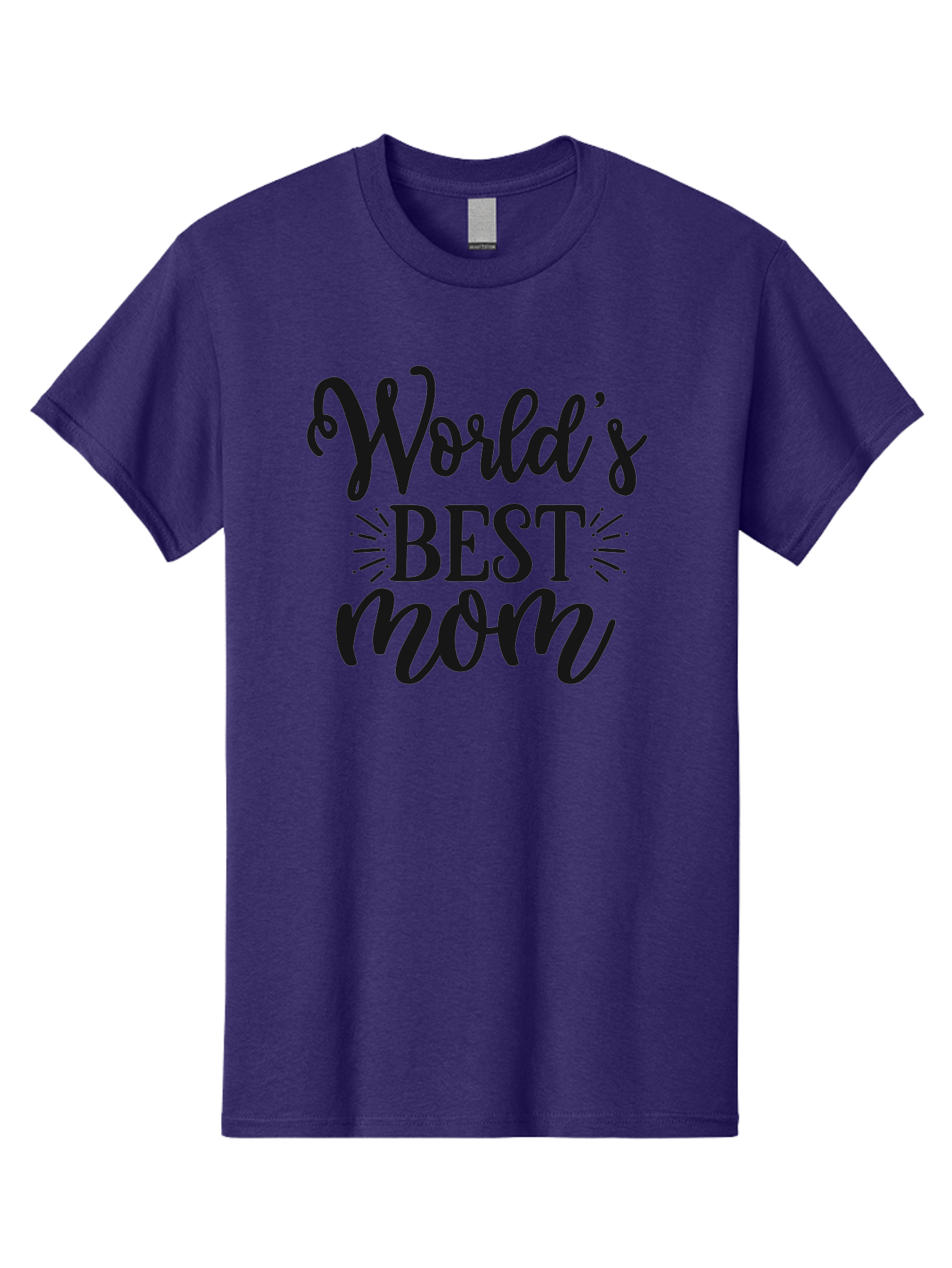 World-S-Best-Mom Men'S Graphic Tee, 100% Cotton, Comfortable Casual Summer Wear, Machine Washable, World'S Best Mom, Mother'S Day Gift, Mom Appreciation, Gift For Mom, Mother'S Day Quote, Mom Quote, Best Mom Ever Aad507 3