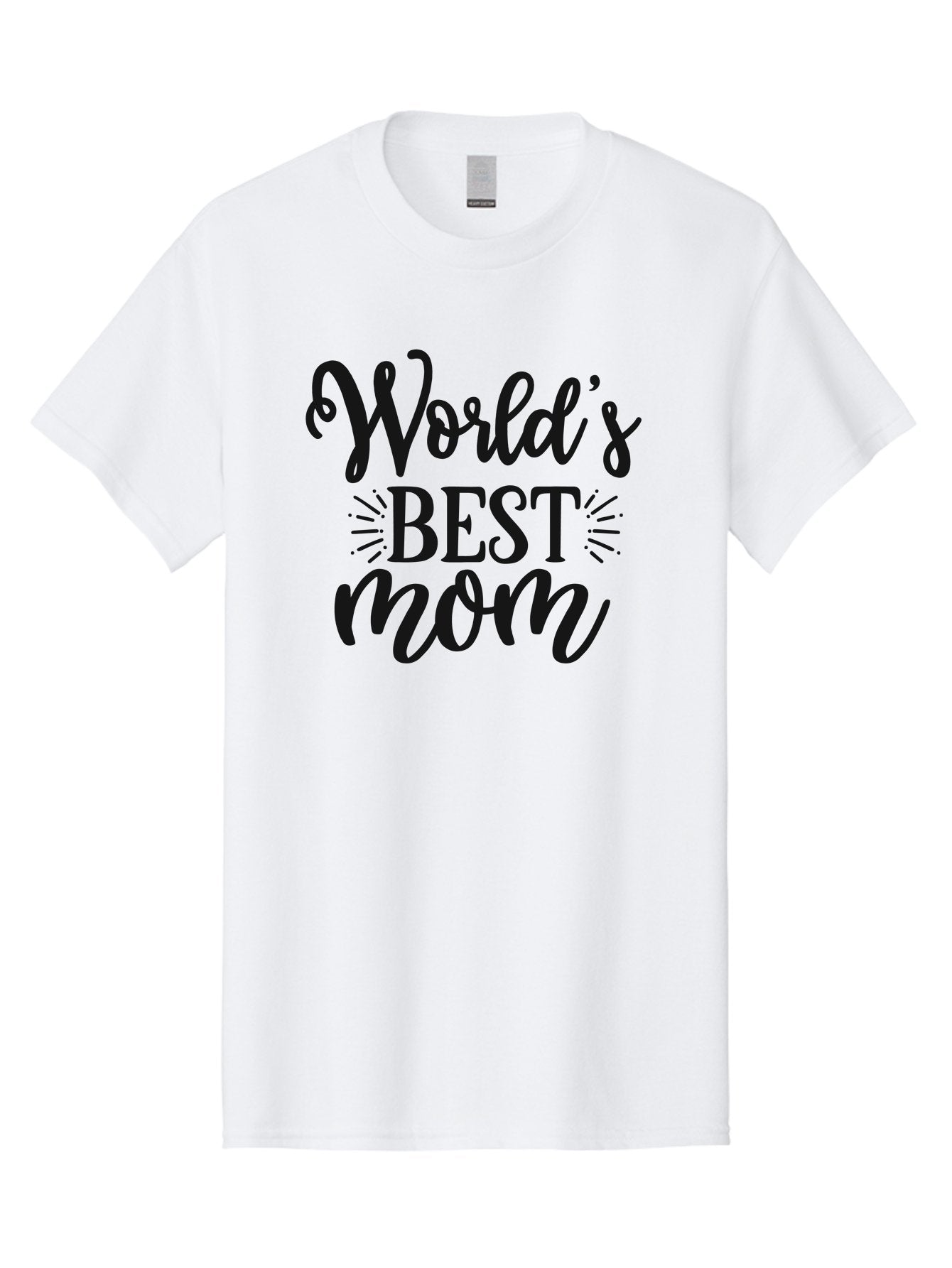 World-S-Best-Mom Men'S Graphic Tee, 100% Cotton, Comfortable Casual Summer Wear, Machine Washable, World'S Best Mom, Mother'S Day Gift, Mom Appreciation, Gift For Mom, Mother'S Day Quote, Mom Quote, Best Mom Ever Aad507 6