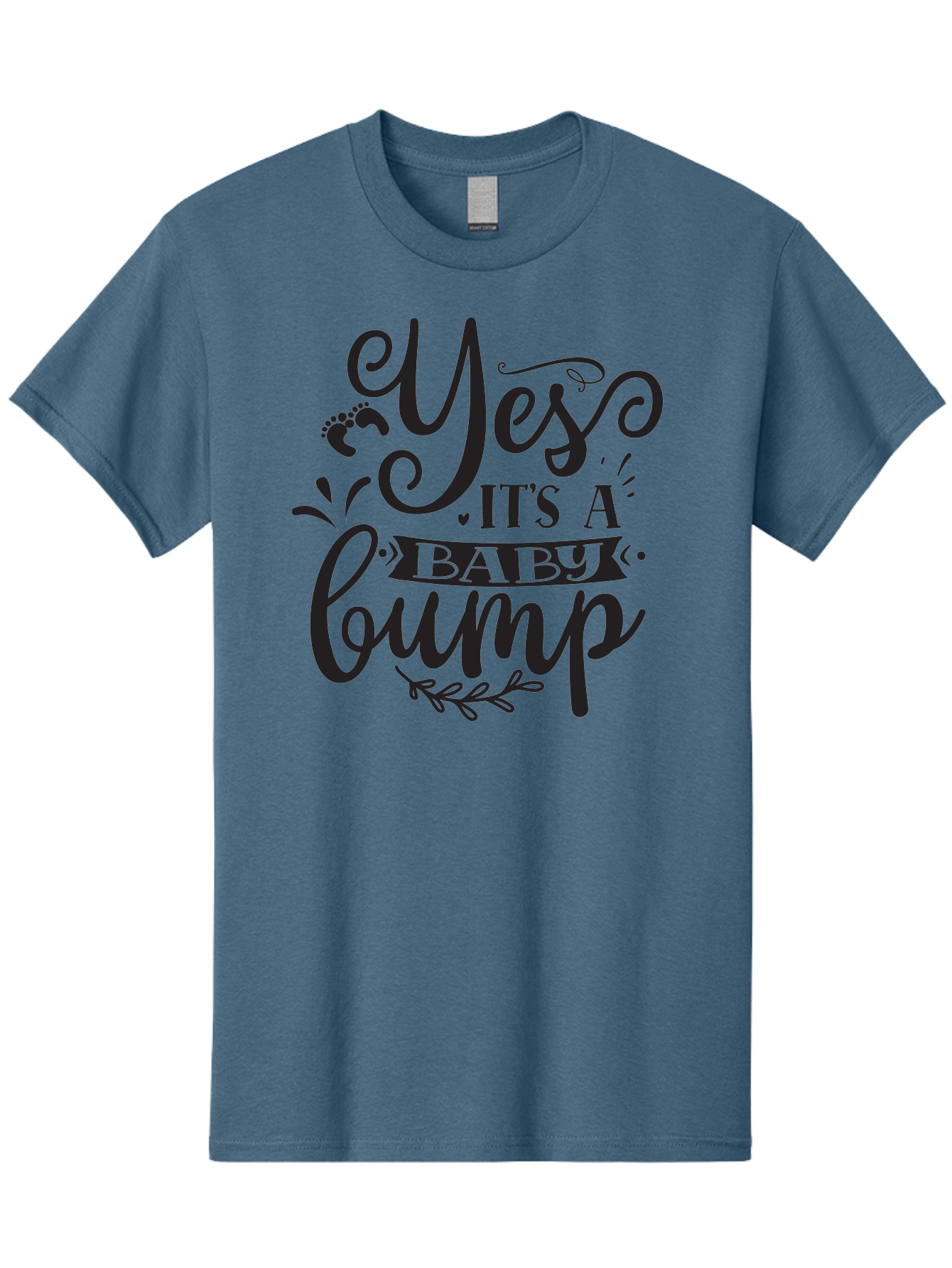 Yes-It-S-A-Baby-Bump Men'S Graphic Tee, 100% Cotton, Comfortable Casual Summer Wear, Machine Washable, Baby Bump Announcement, Pregnancy Reveal, Baby On Board, Expecting A Baby, Baby Shower Invitation, Cute Baby Quote, Pregnancy Announcement, Aad509 27