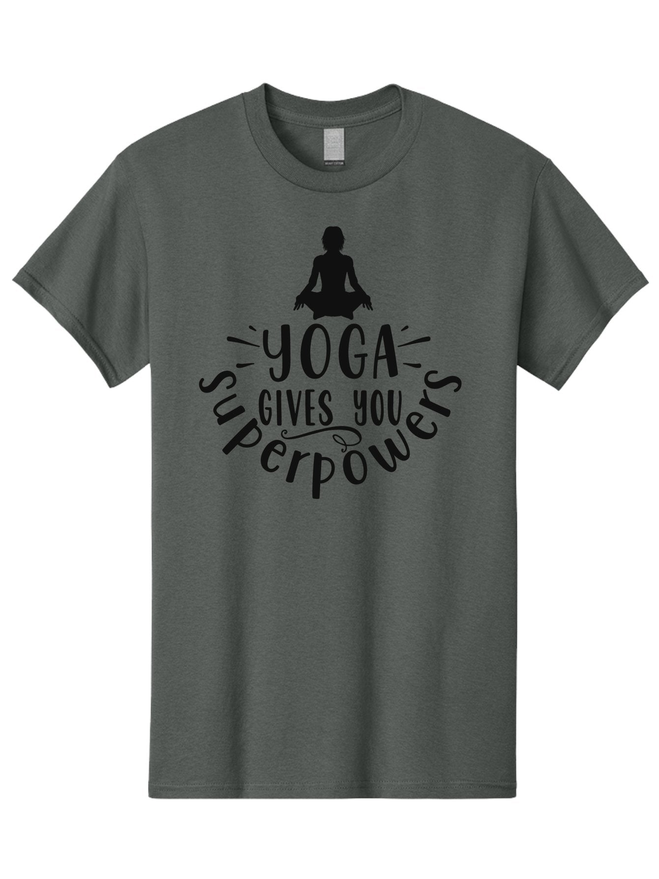 Yoga-Gives-You-Superpowers Men'S Graphic Tee, 100% Cotton, Comfortable Casual Summer Wear, Machine Washable, Yoga Benefits, Meditation, Mindfulness, Wellness, Fitness, Mental Health, Self Care, Yoga Practice, Inner Peace, Relaxation, Aad515 14