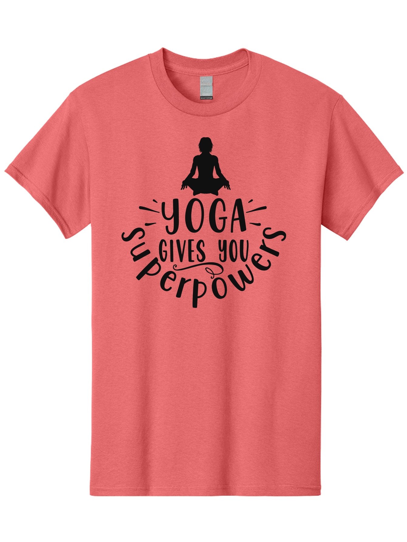 Yoga-Gives-You-Superpowers Men'S Graphic Tee, 100% Cotton, Comfortable Casual Summer Wear, Machine Washable, Yoga Benefits, Meditation, Mindfulness, Wellness, Fitness, Mental Health, Self Care, Yoga Practice, Inner Peace, Relaxation, Aad515 8