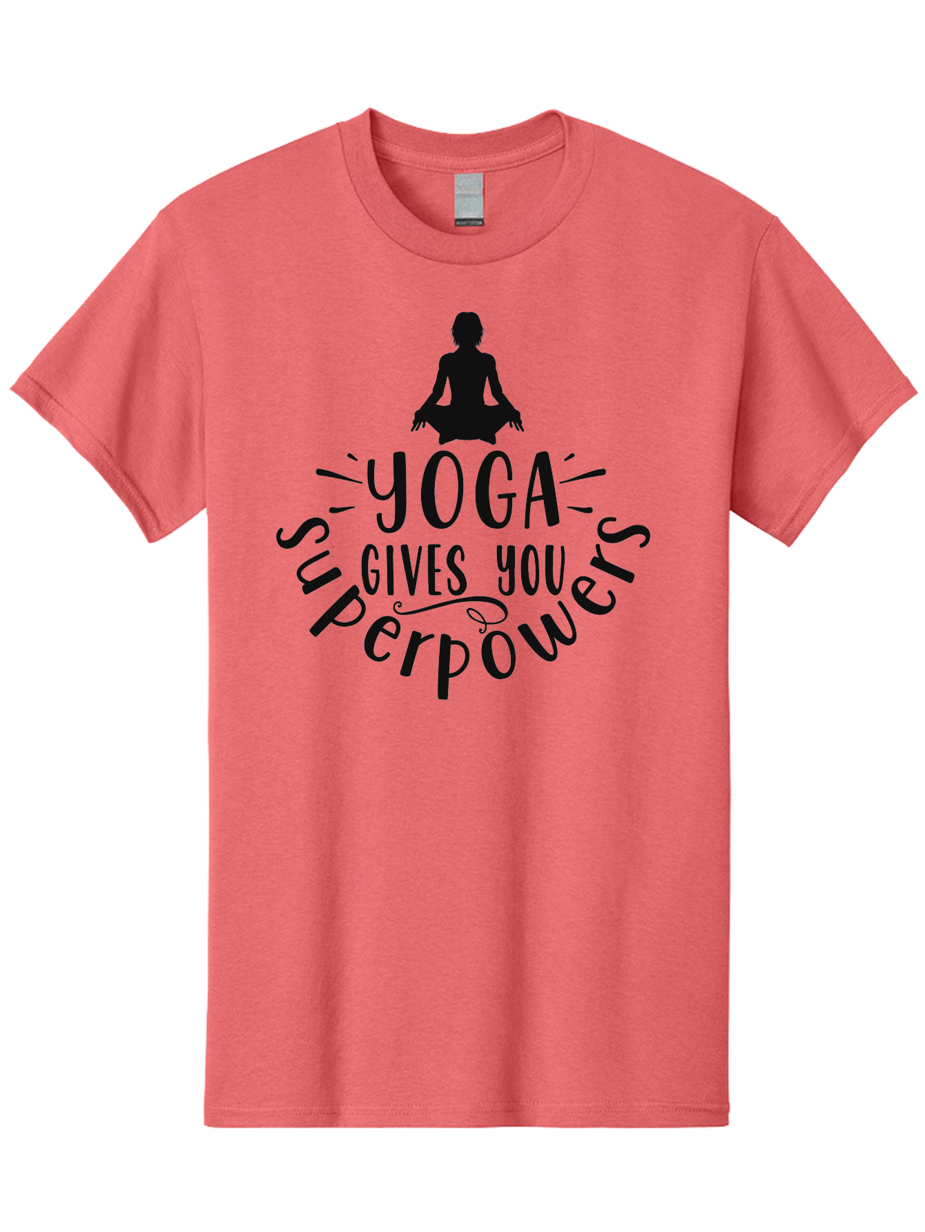 Yoga-Gives-You-Superpowers Men'S Graphic Tee, 100% Cotton, Comfortable Casual Summer Wear, Machine Washable, Yoga Benefits, Meditation, Mindfulness, Wellness, Fitness, Mental Health, Self Care, Yoga Practice, Inner Peace, Relaxation, Aad515 11