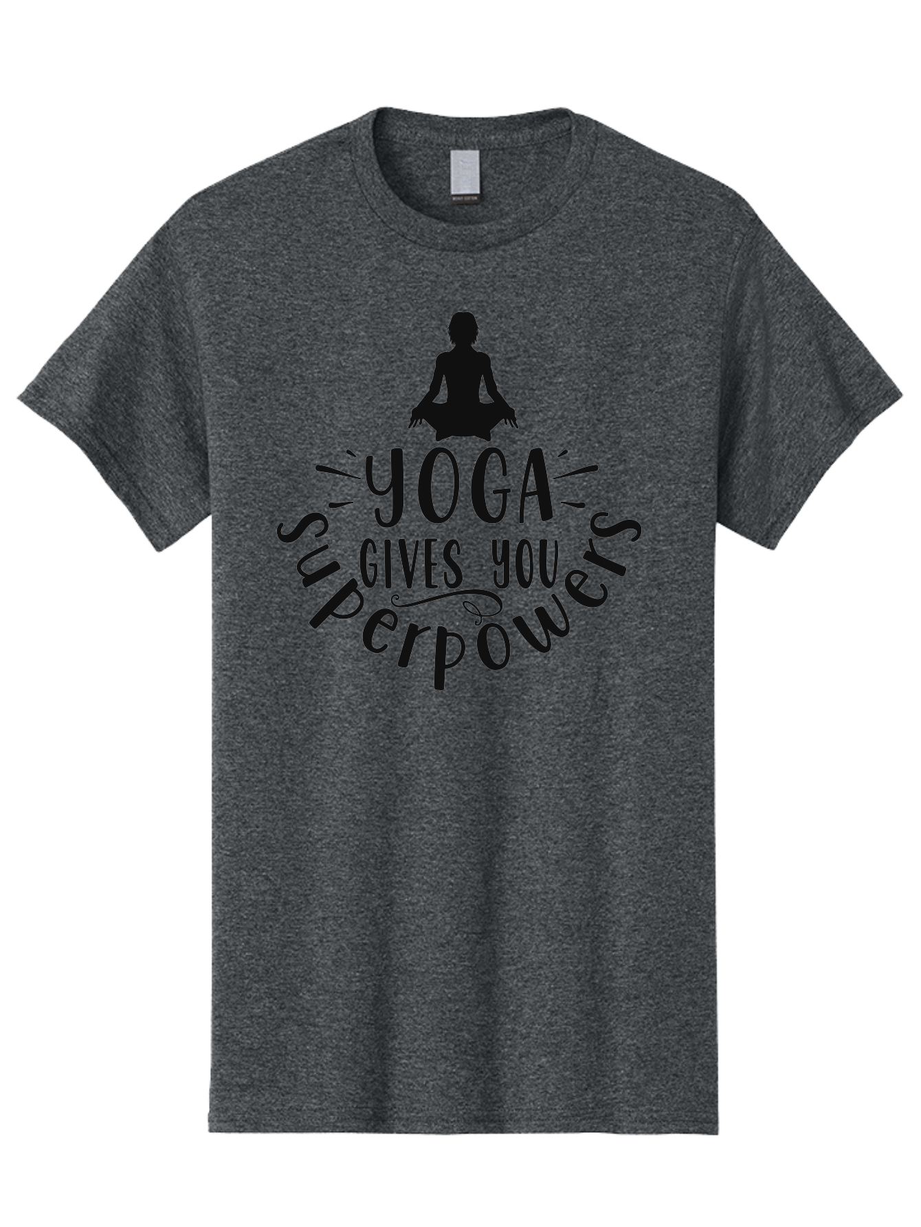 Yoga-Gives-You-Superpowers Men'S Graphic Tee, 100% Cotton, Comfortable Casual Summer Wear, Machine Washable, Yoga Benefits, Meditation, Mindfulness, Wellness, Fitness, Mental Health, Self Care, Yoga Practice, Inner Peace, Relaxation, Aad515 27