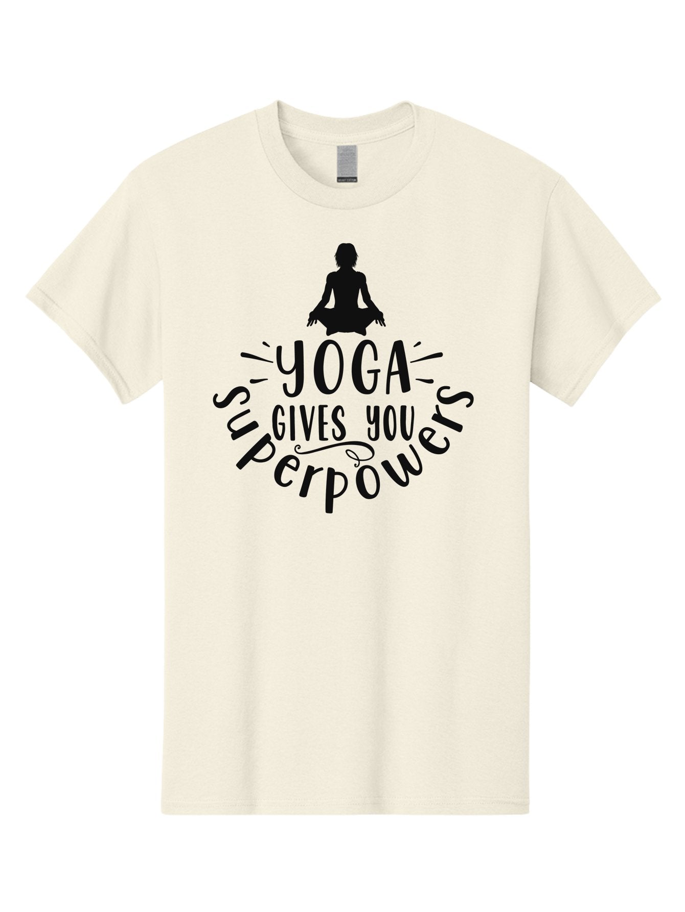 Yoga-Gives-You-Superpowers Men'S Graphic Tee, 100% Cotton, Comfortable Casual Summer Wear, Machine Washable, Yoga Benefits, Meditation, Mindfulness, Wellness, Fitness, Mental Health, Self Care, Yoga Practice, Inner Peace, Relaxation, Aad515 13