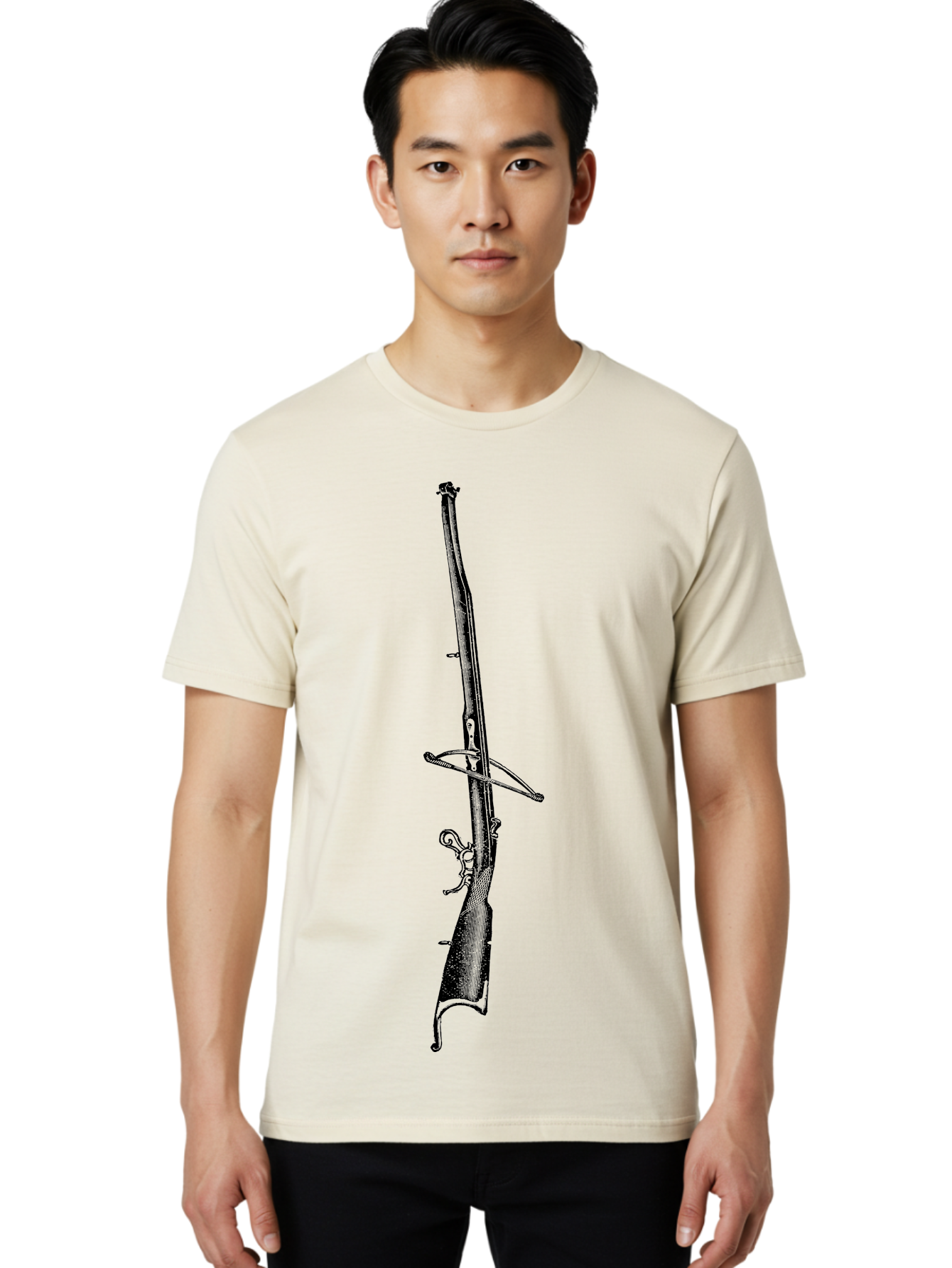 Arbalest Men'S Graphic Tee, 100% Cotton, Comfortable Casual Summer Wear, Machine Washable, Crossbow, Medieval Weapon, Hunting Gear, Archery Equipment, Warfare, Historical Reenactment, Tactical Gear Aad518 18