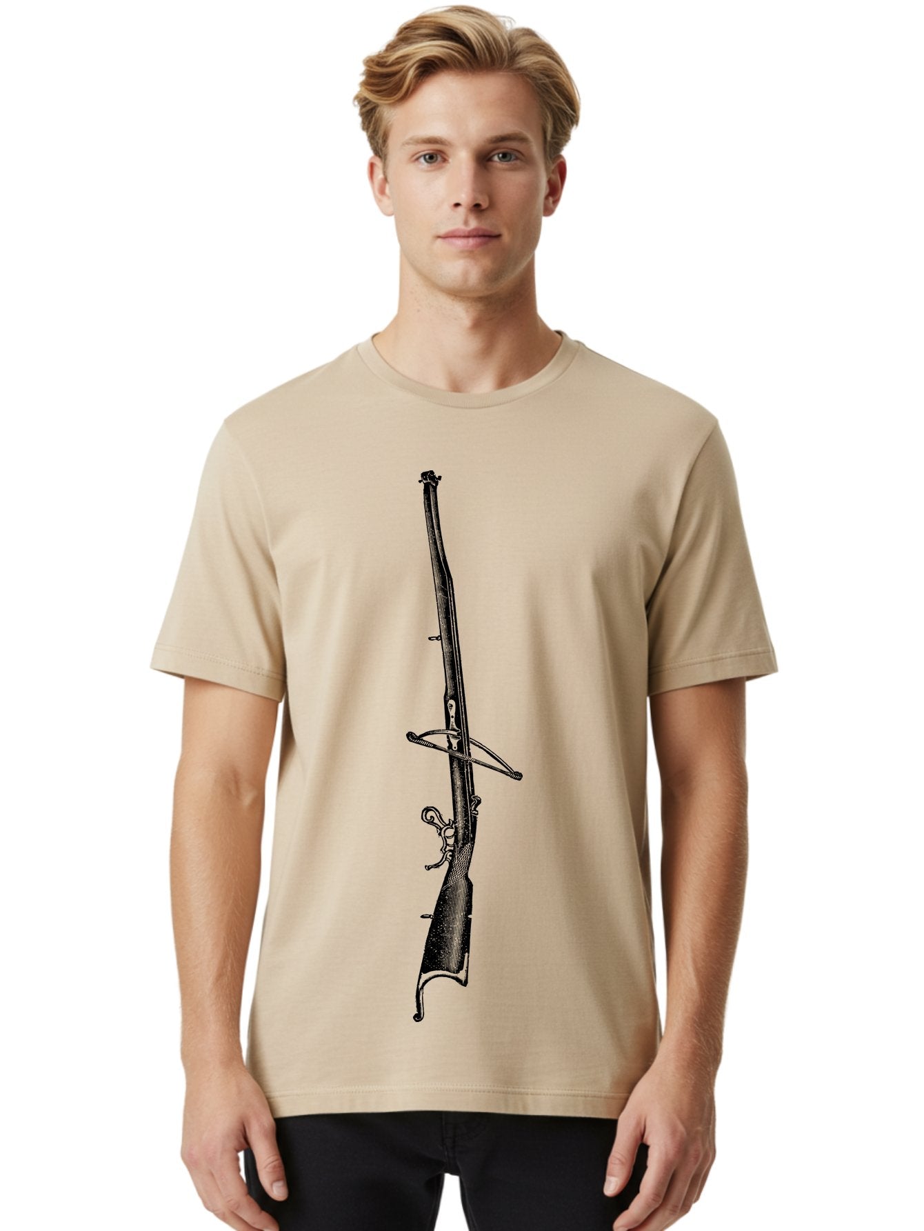 Arbalest Men'S Graphic Tee, 100% Cotton, Comfortable Casual Summer Wear, Machine Washable, Crossbow, Medieval Weapon, Hunting Gear, Archery Equipment, Warfare, Historical Reenactment, Tactical Gear Aad518 16
